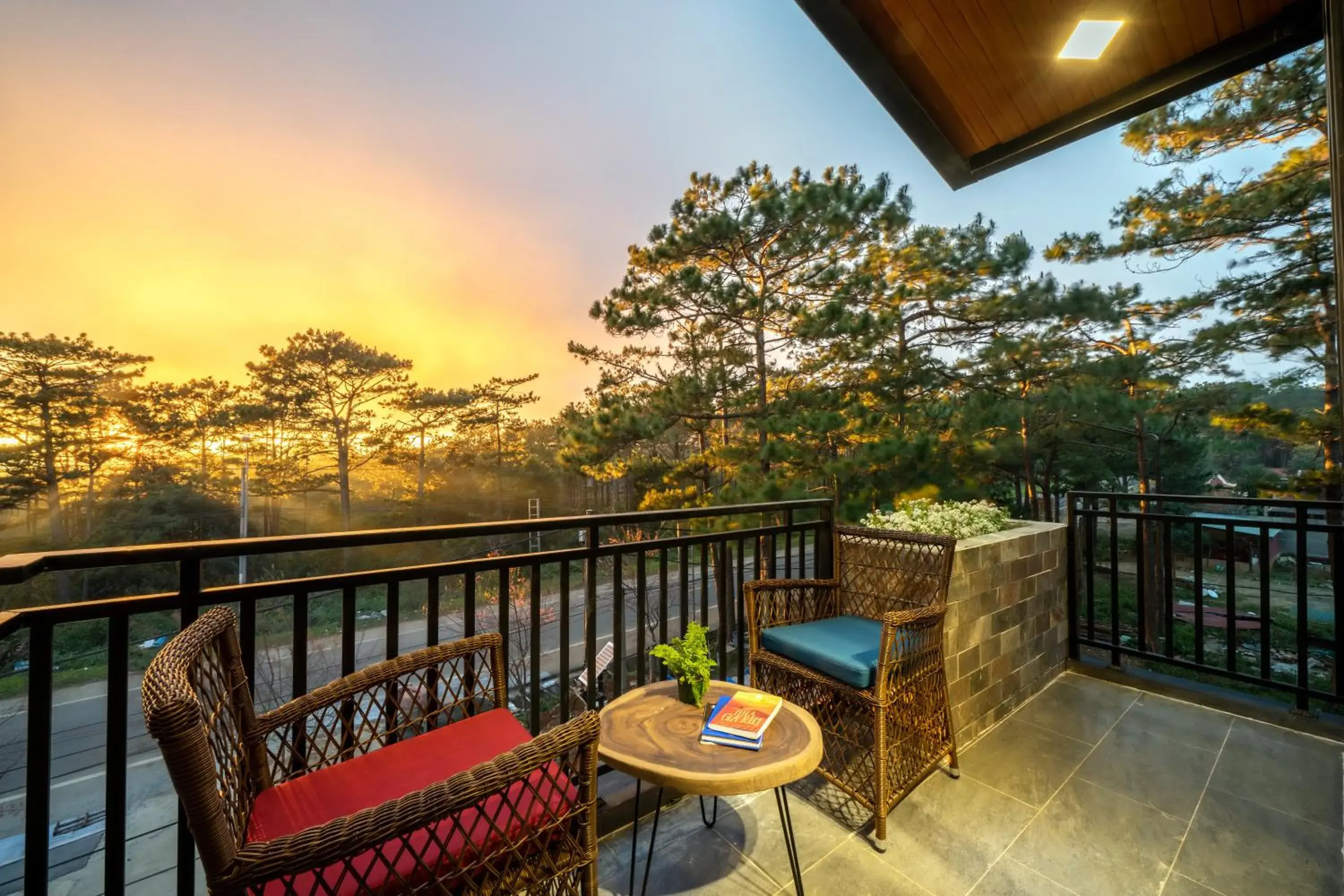 Balcony/Terrace in Bach Duong Hotel Balcony/Terrace in Bach Duong Hotel