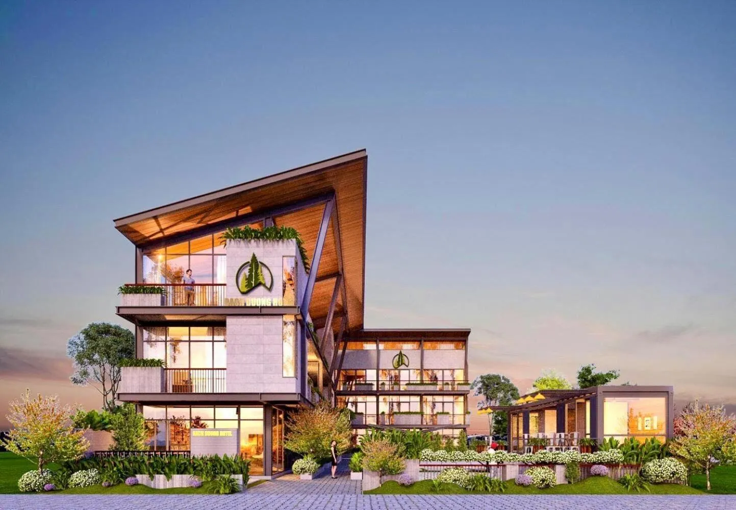 Property building in Bach Duong Hotel