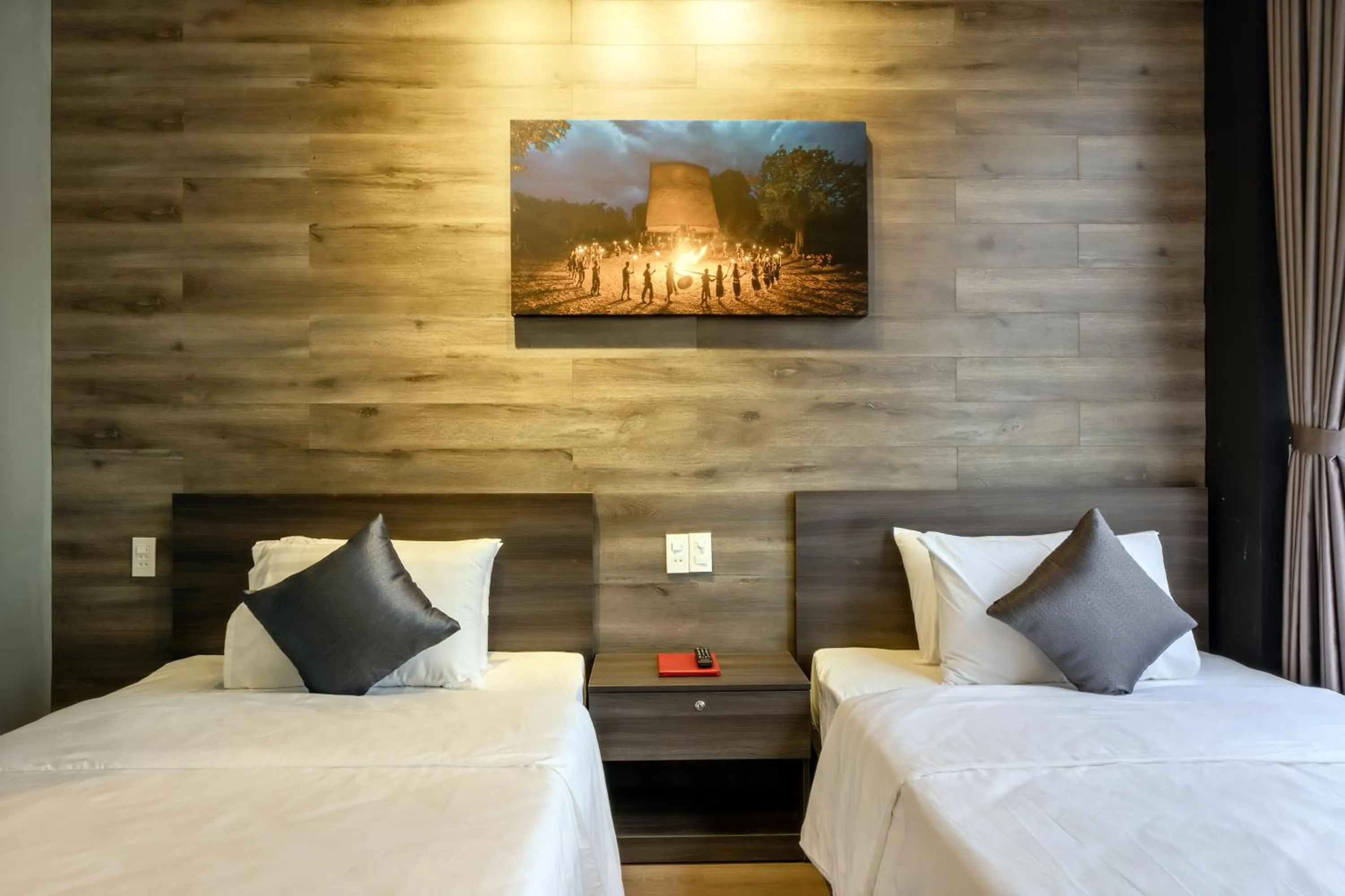 Bed in Bach Duong Hotel