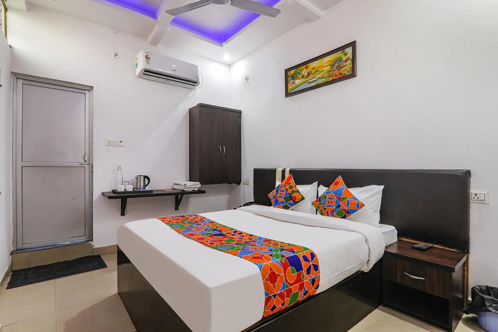 Bedroom, Bed in FabHotel A One Inn