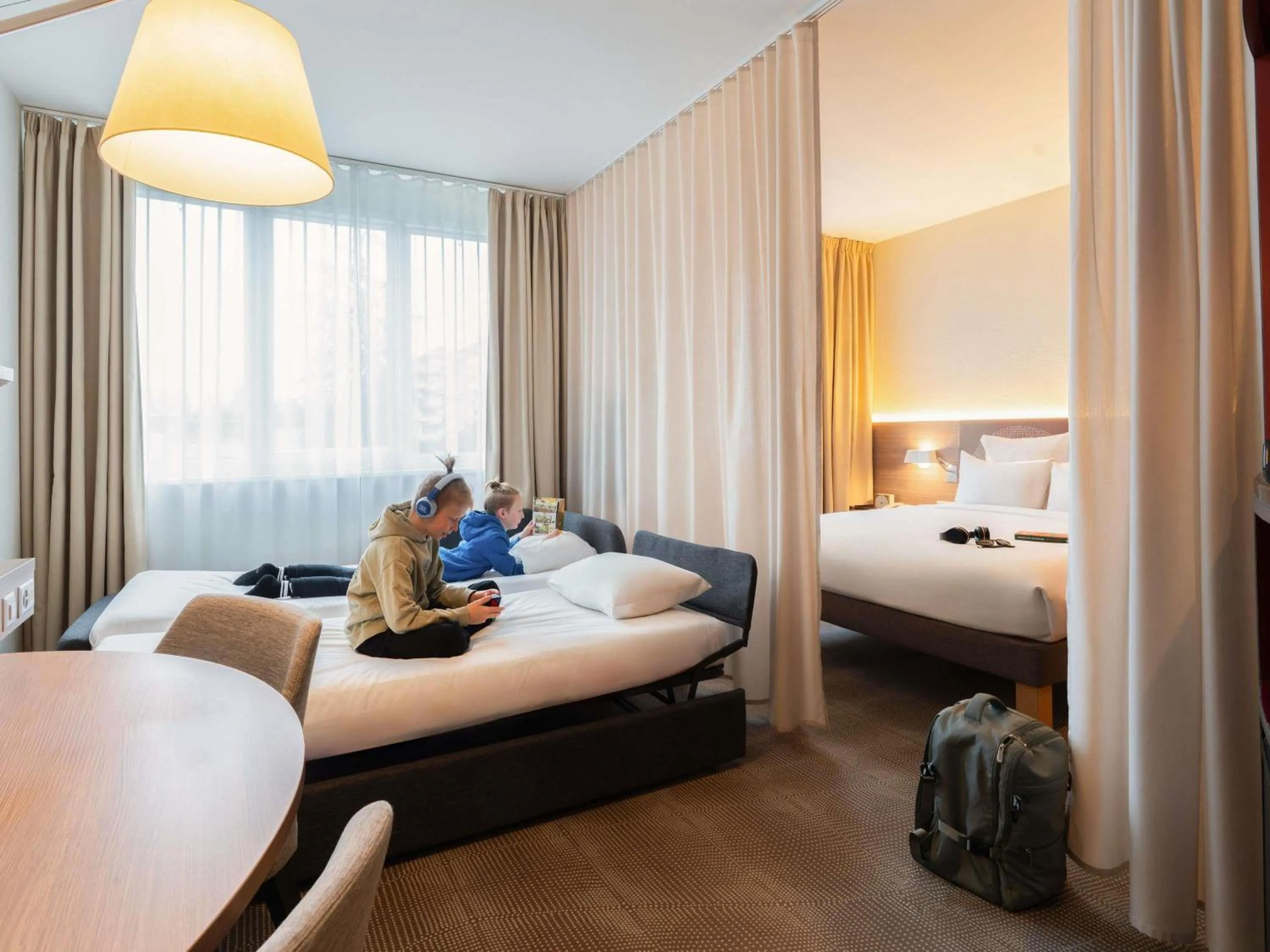 Bedroom, Bed in Novotel Suites Genève Aéroport