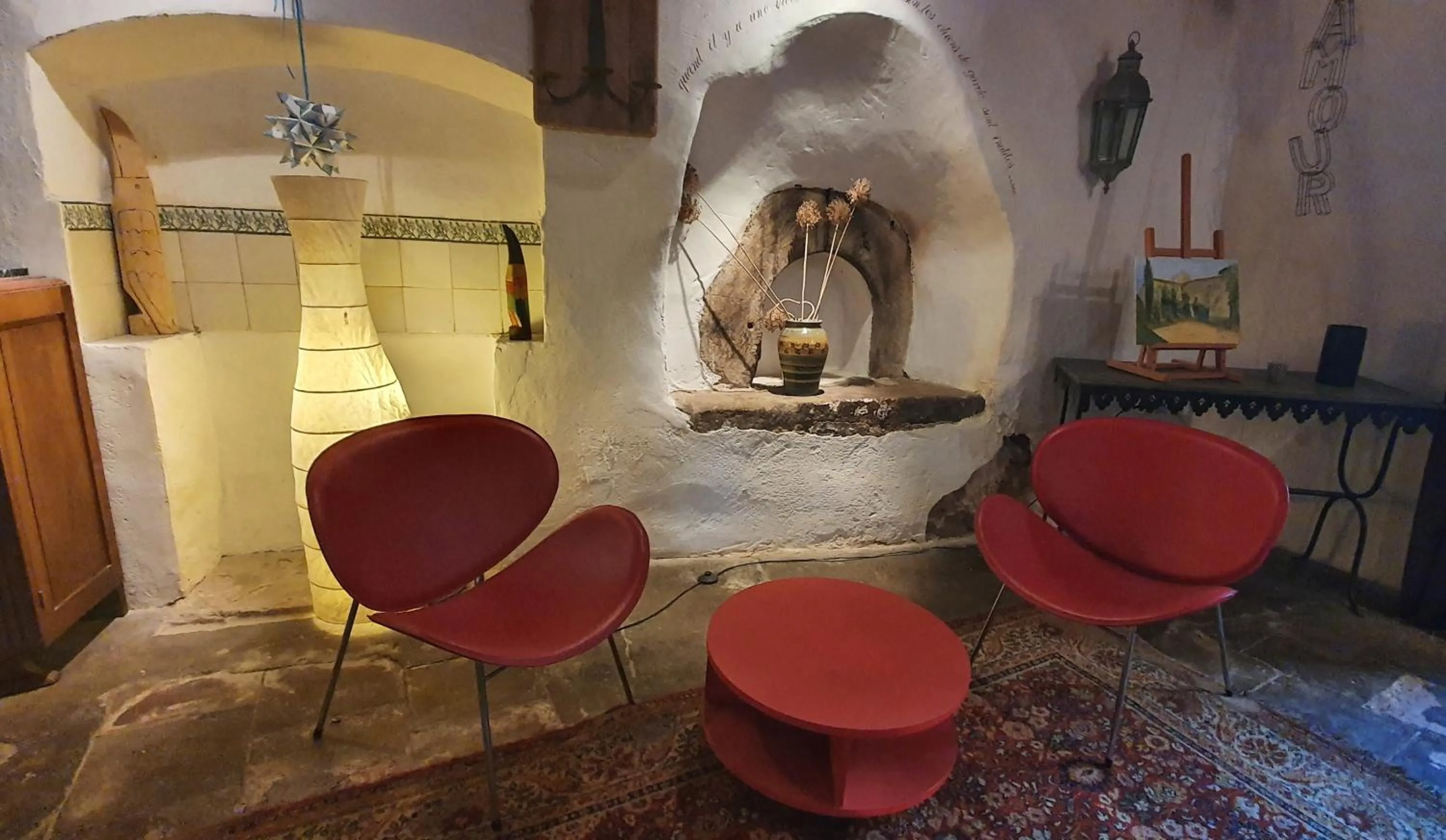 Lobby or reception in Orangerie de Cardet - Maison d'hôtes - B&B