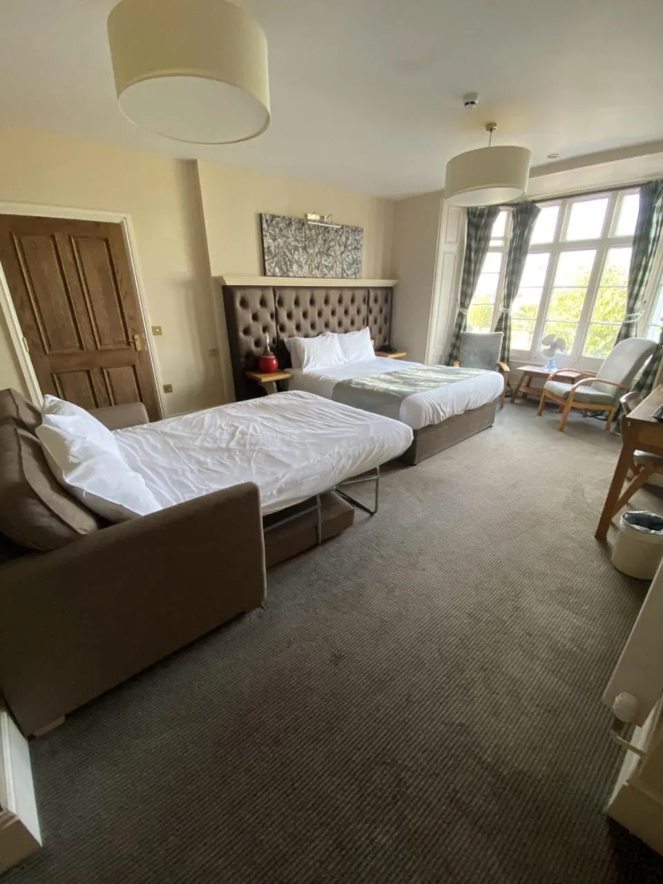 Bedroom, Bed in Ryde Castle by Greene King Inns