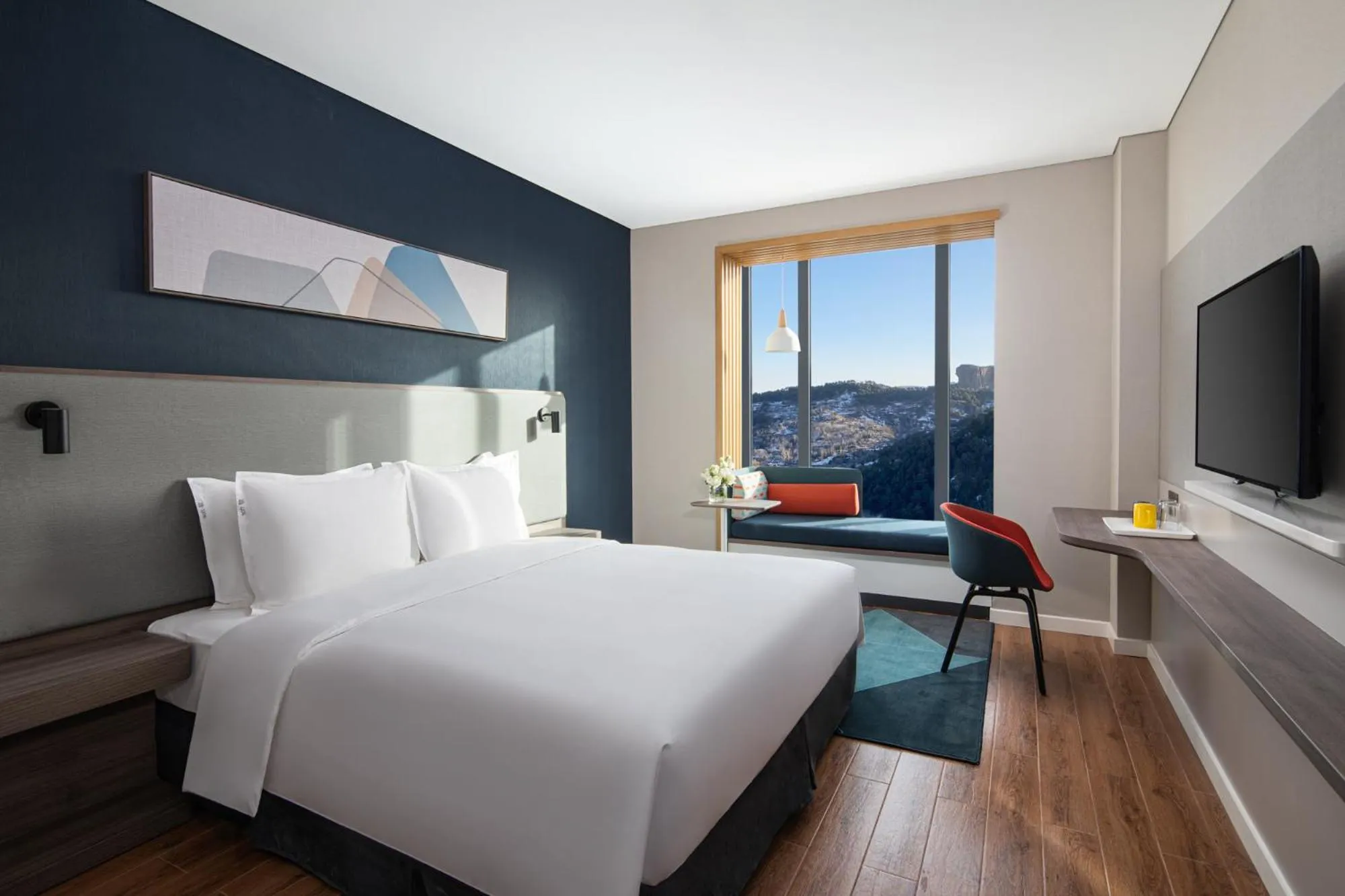 Bed in Holiday Inn Express Chengde Park View by IHG