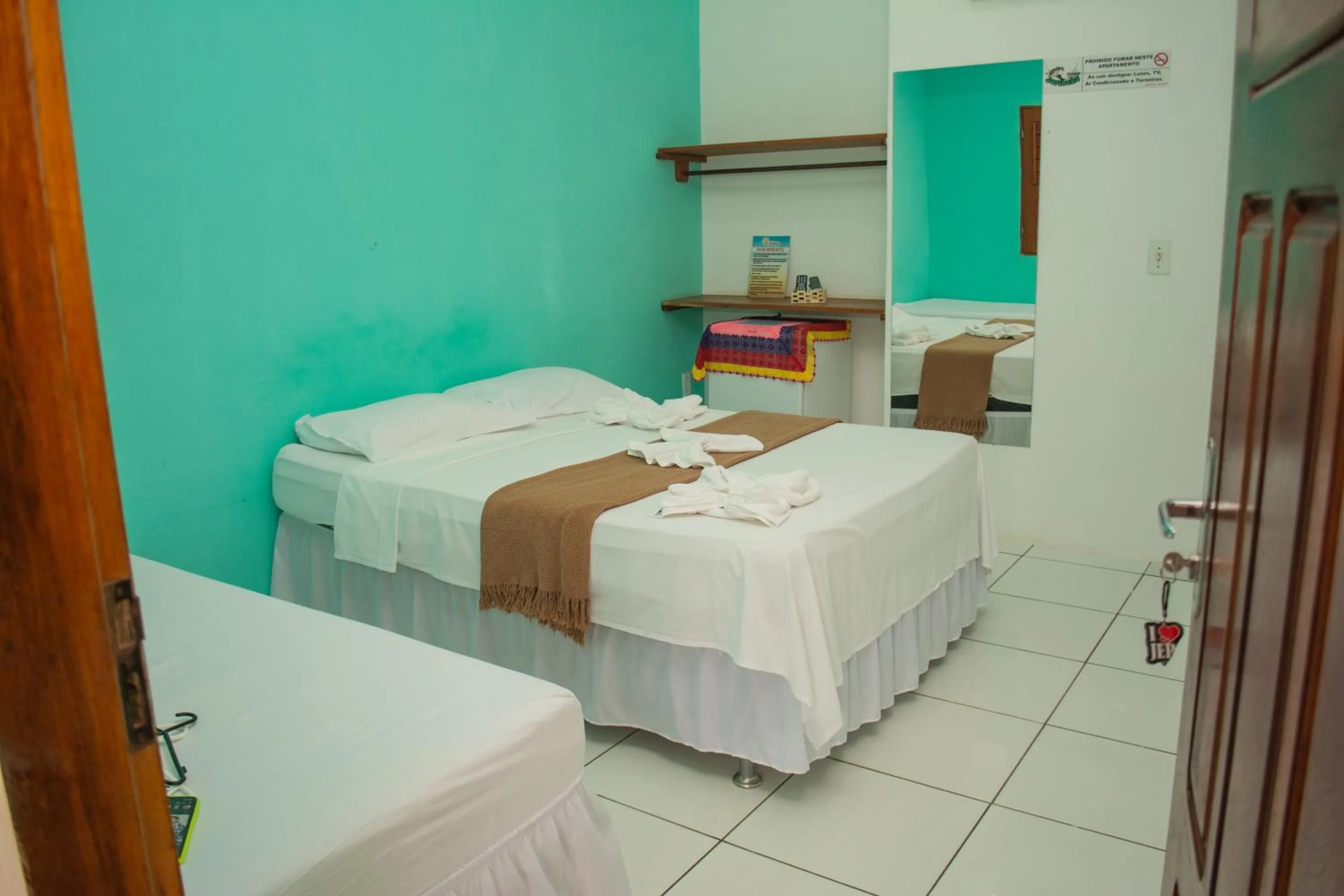 Bed in Pousada Numei de Jeri