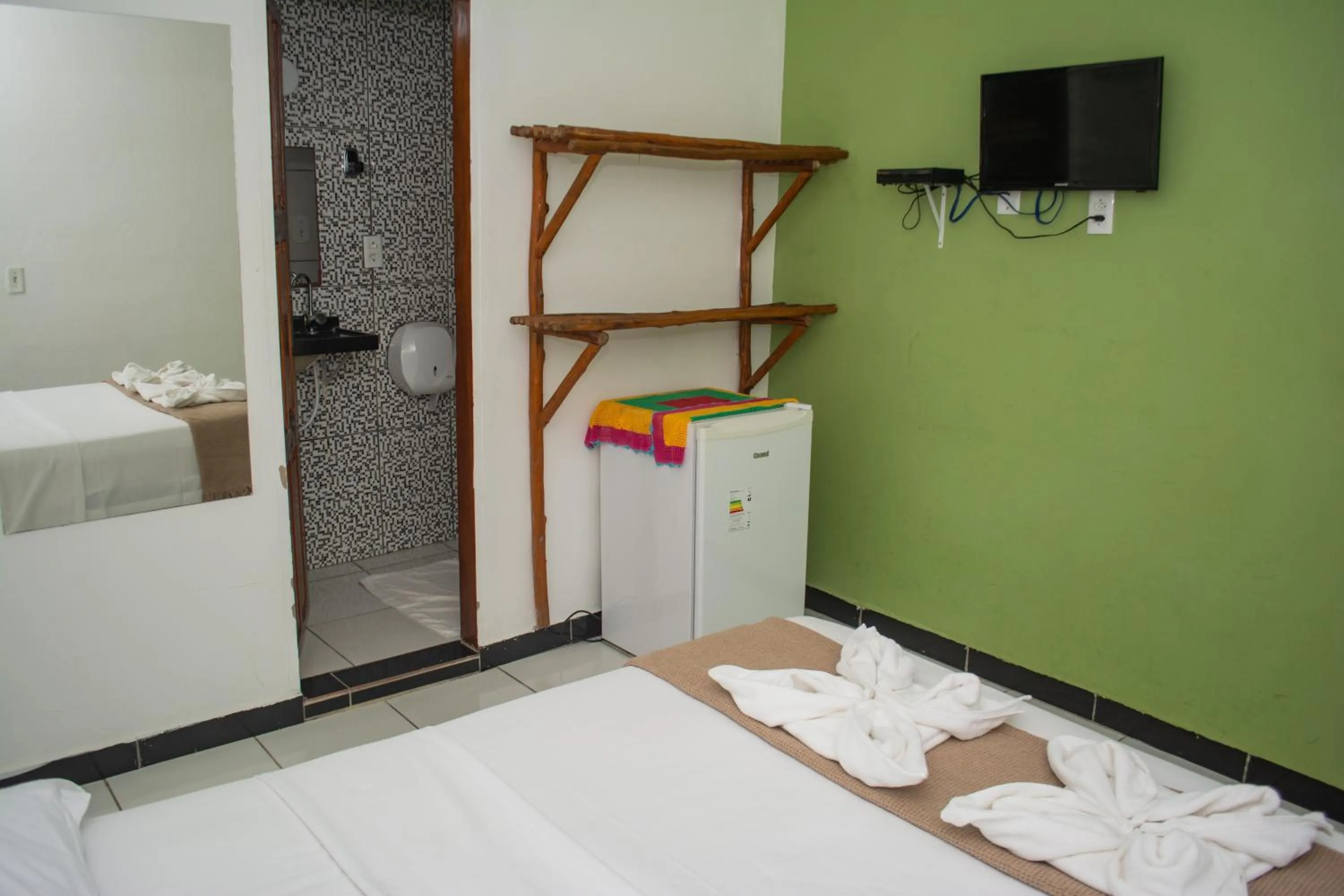 Bed in Pousada Numei de Jeri