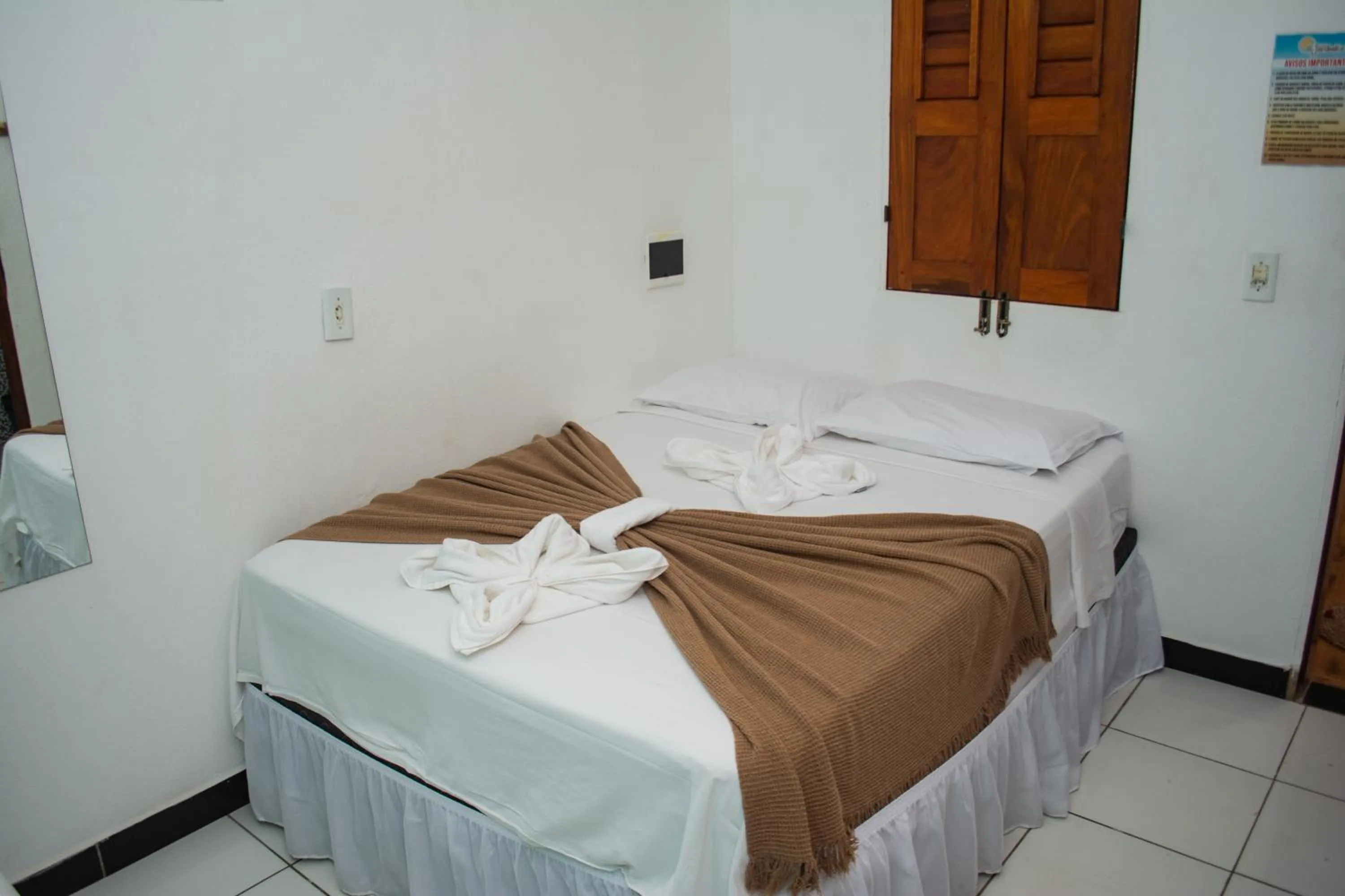 Bed in Pousada Numei de Jeri