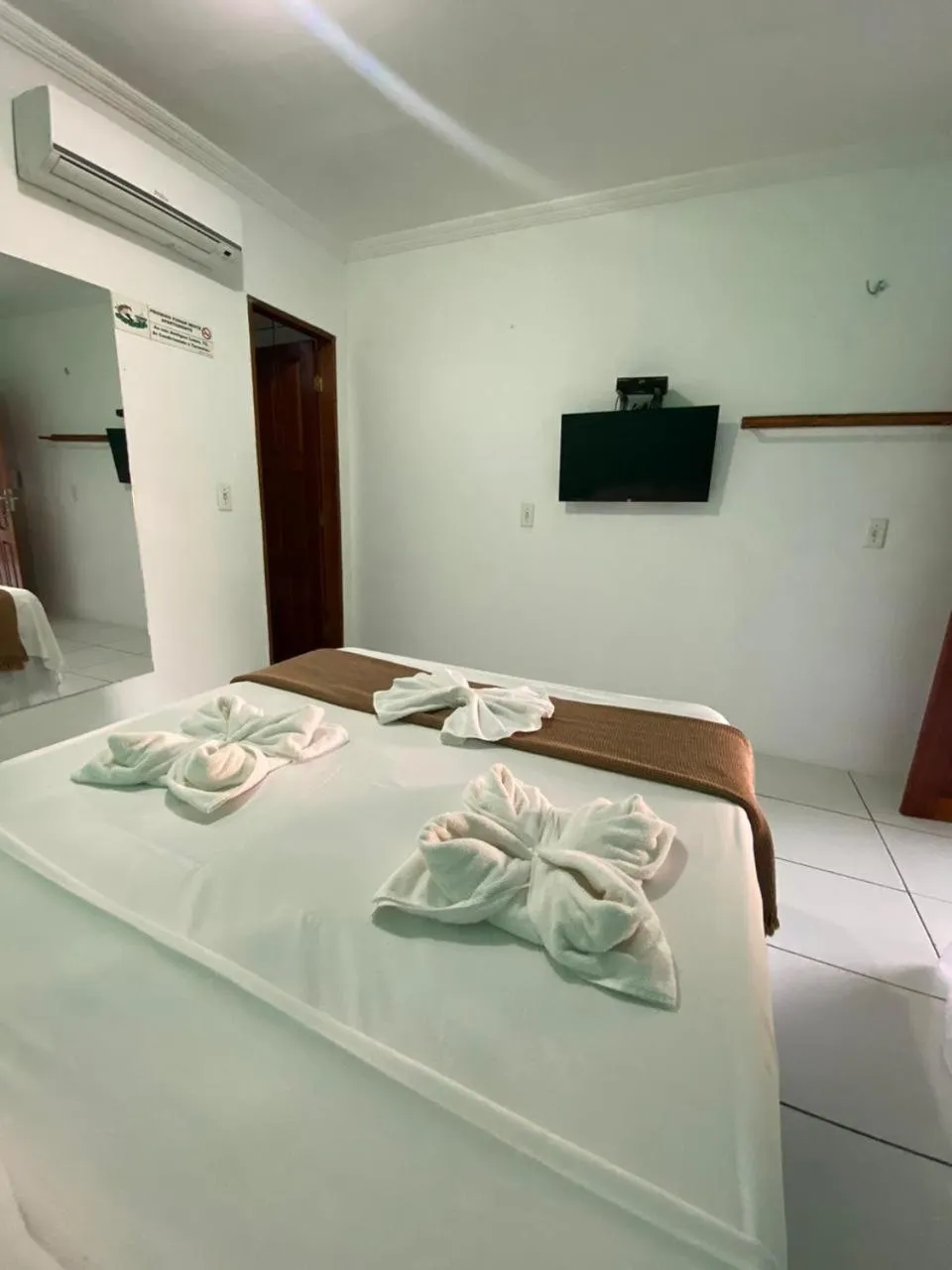 Bed in Pousada Numei de Jeri