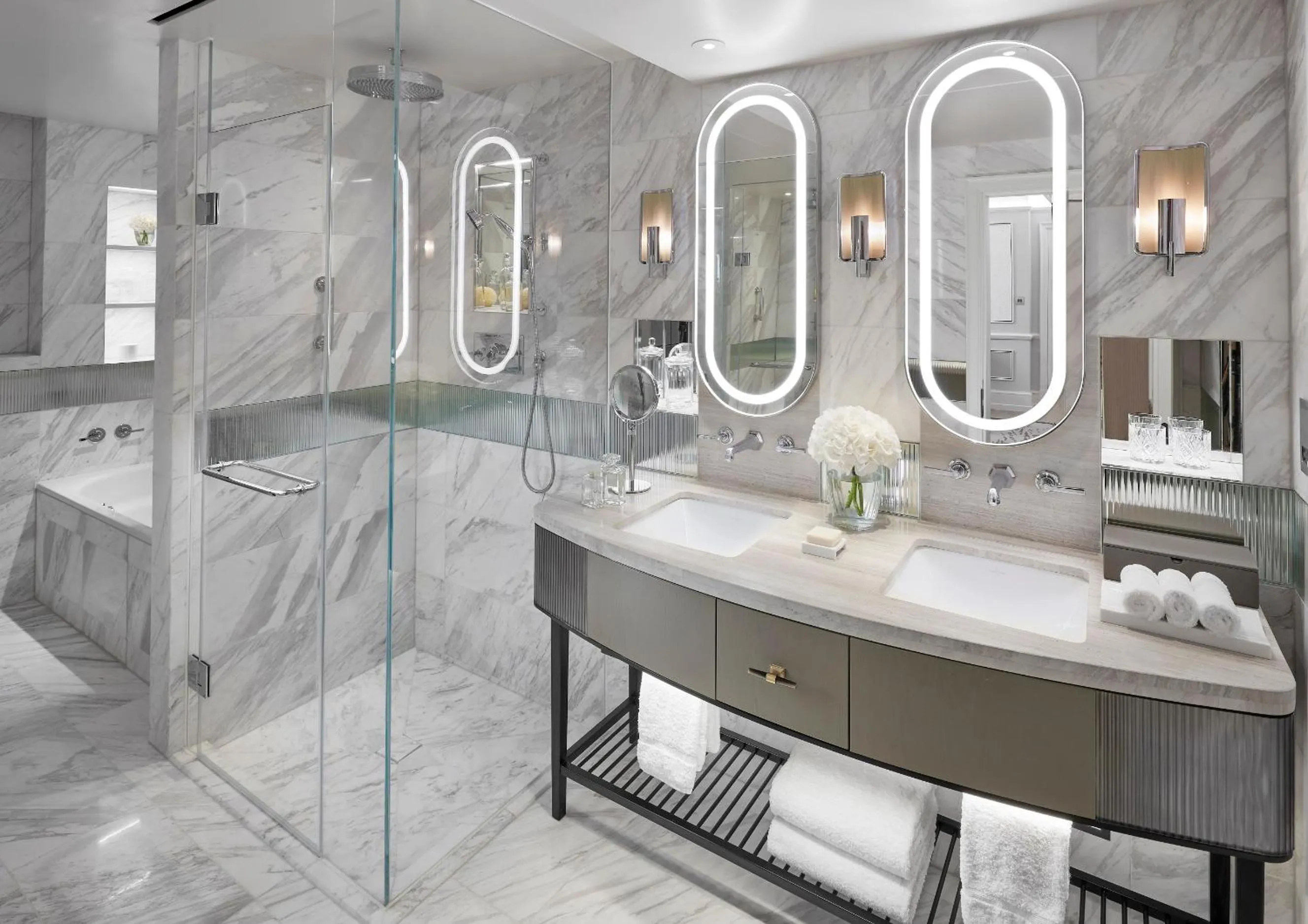 Bathroom in Mandarin Oriental Hyde Park, London