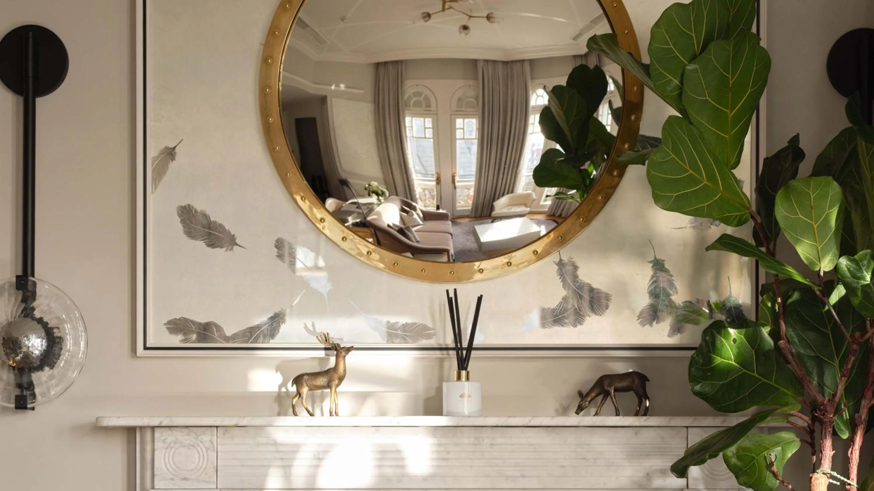 Decorative detail in Mandarin Oriental Hyde Park, London