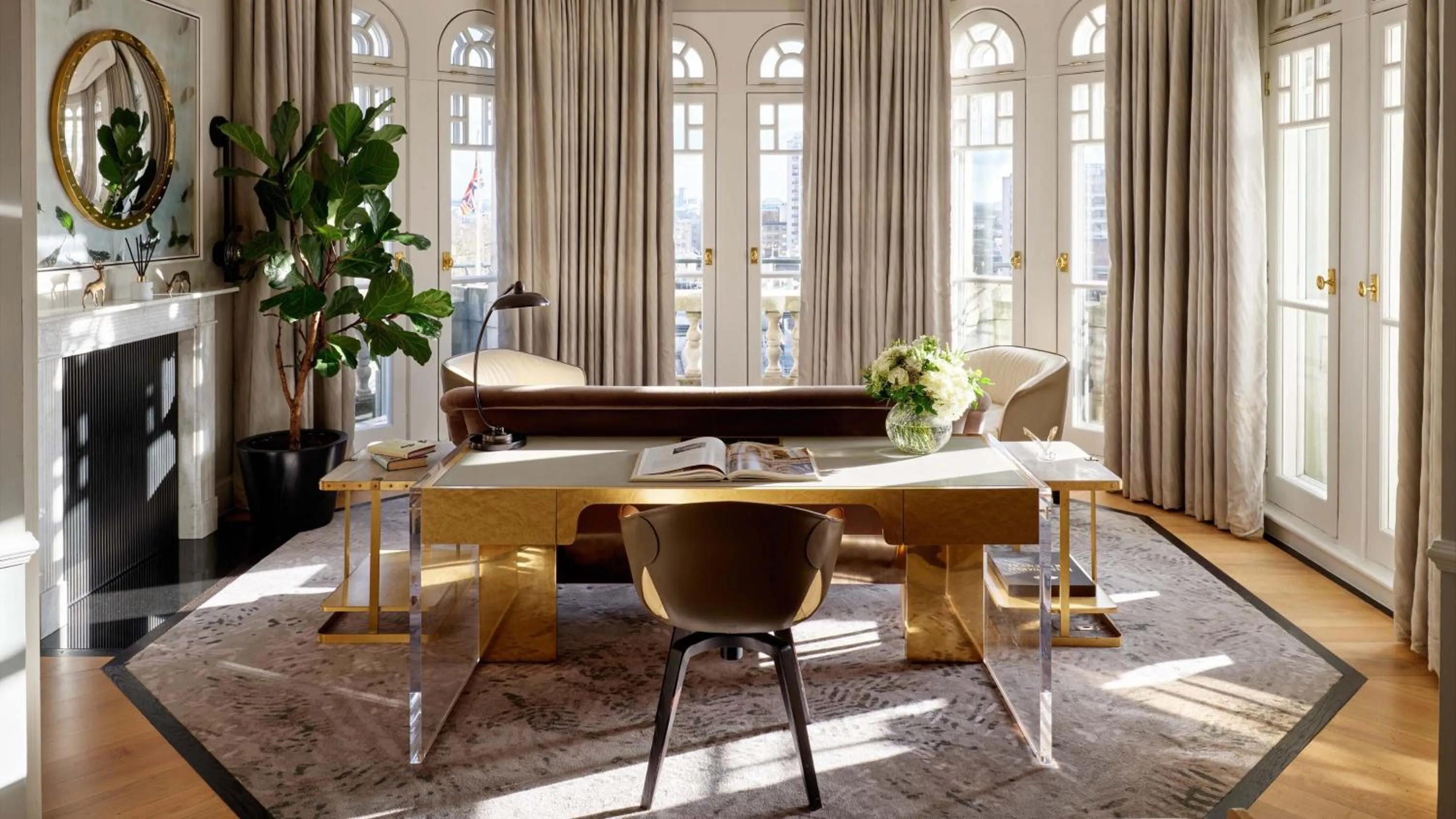 Seating area in Mandarin Oriental Hyde Park, London
