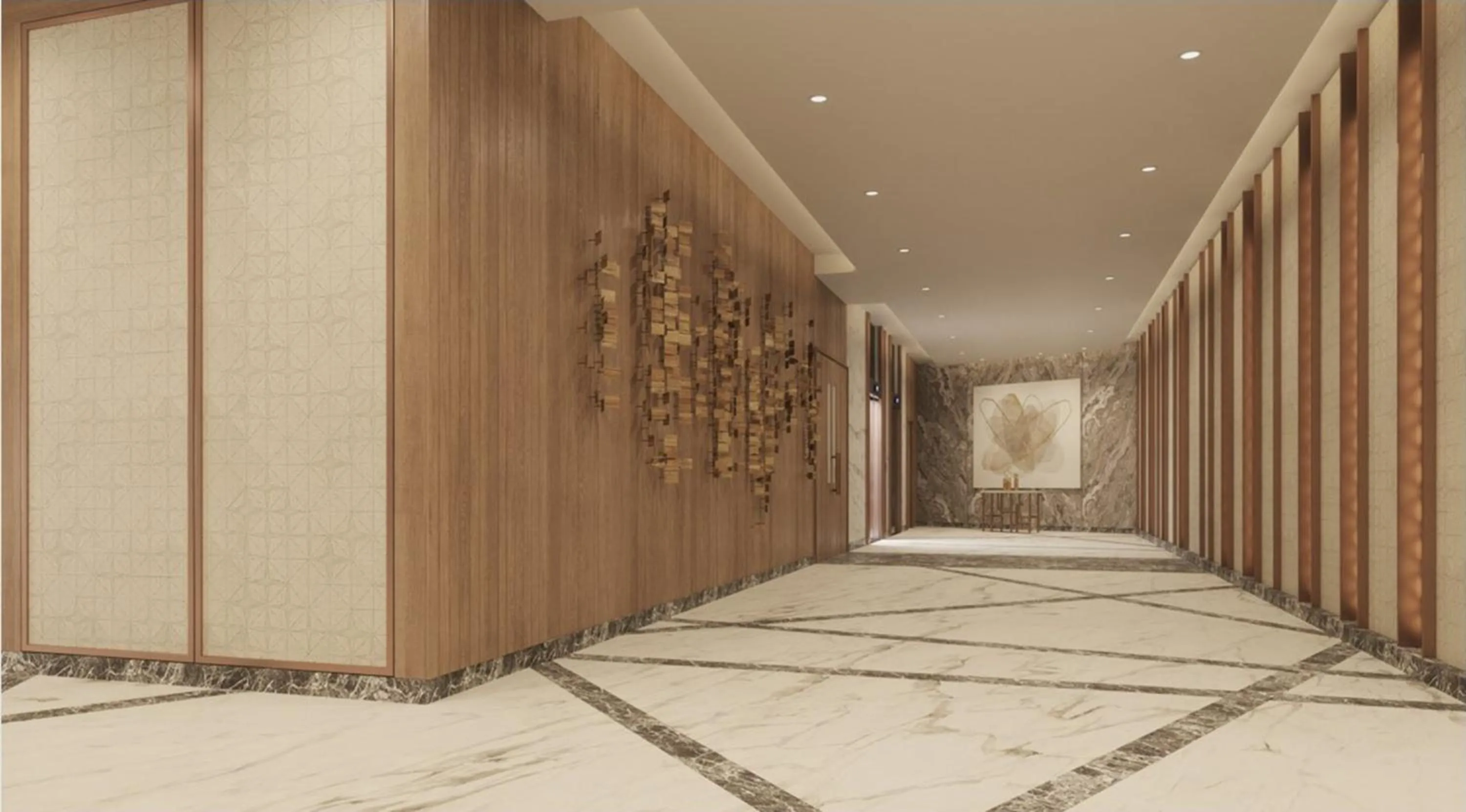 Decorative detail in Holiday Inn Chandigarh Zirakpur by IHG