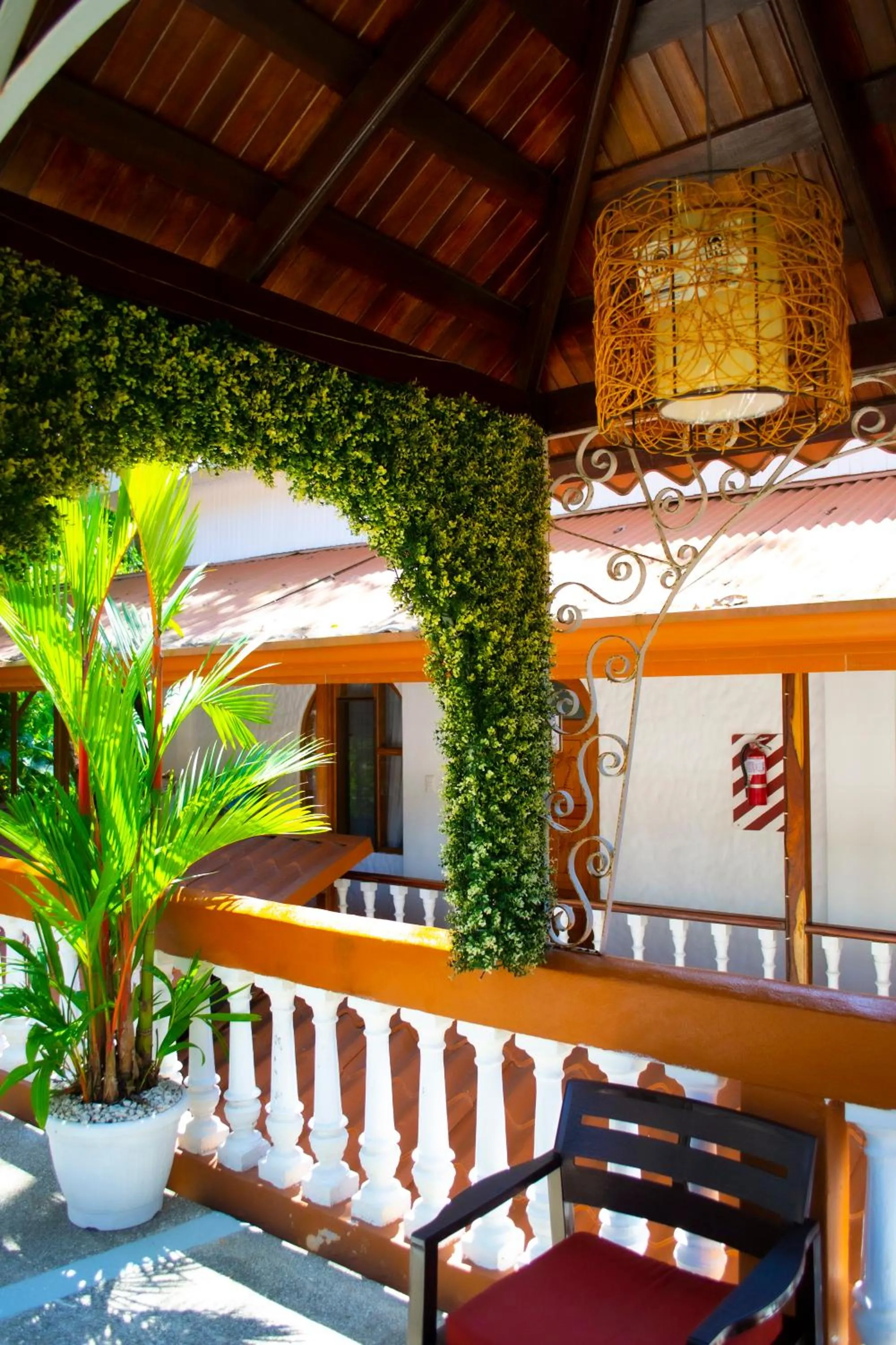 Patio in Hotel Villabosque Eco Boutique