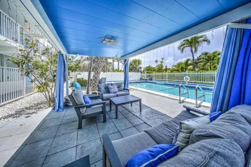 Patio in Castle by the Sea Motel