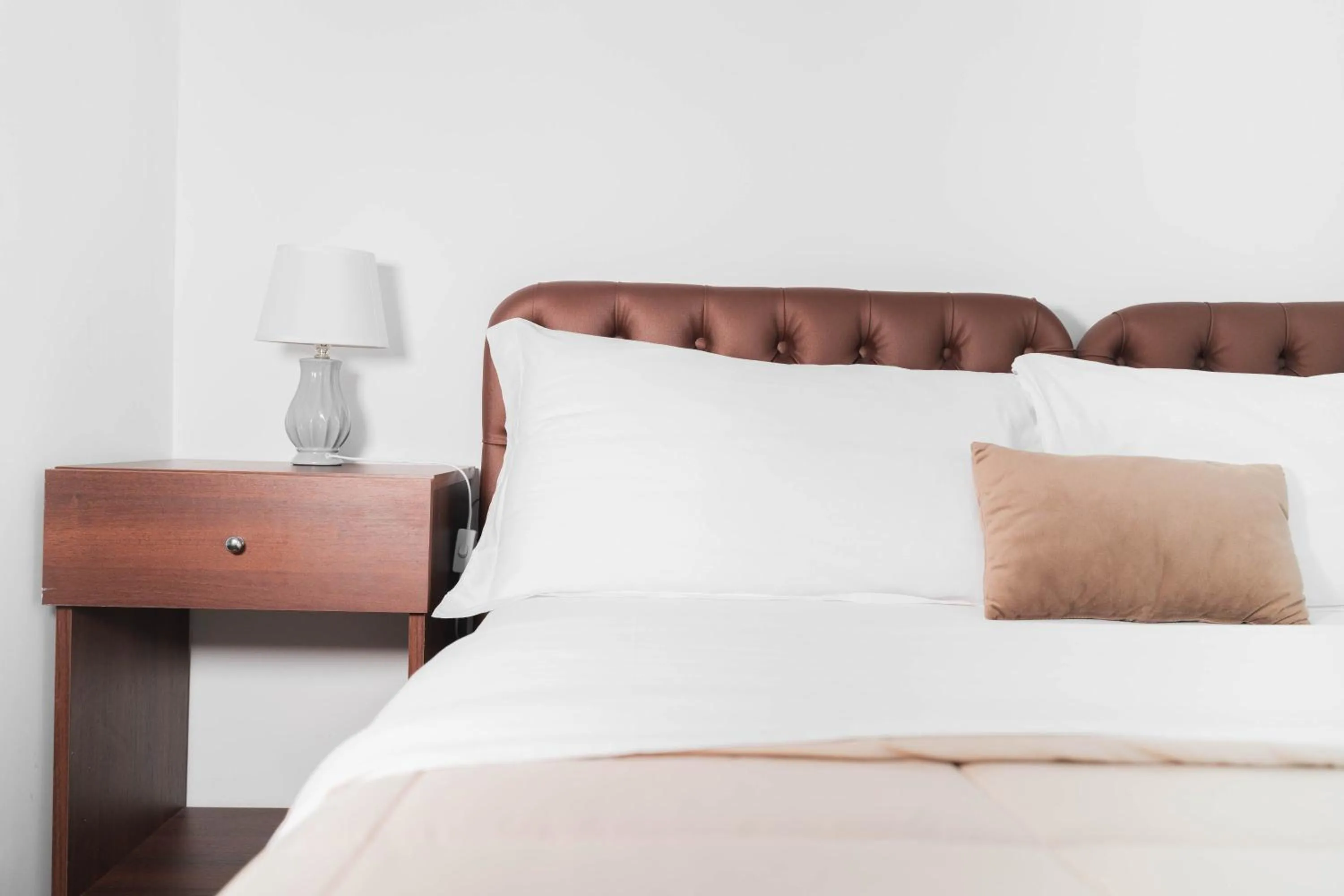 Decorative detail, Bed in Kairos Hotel