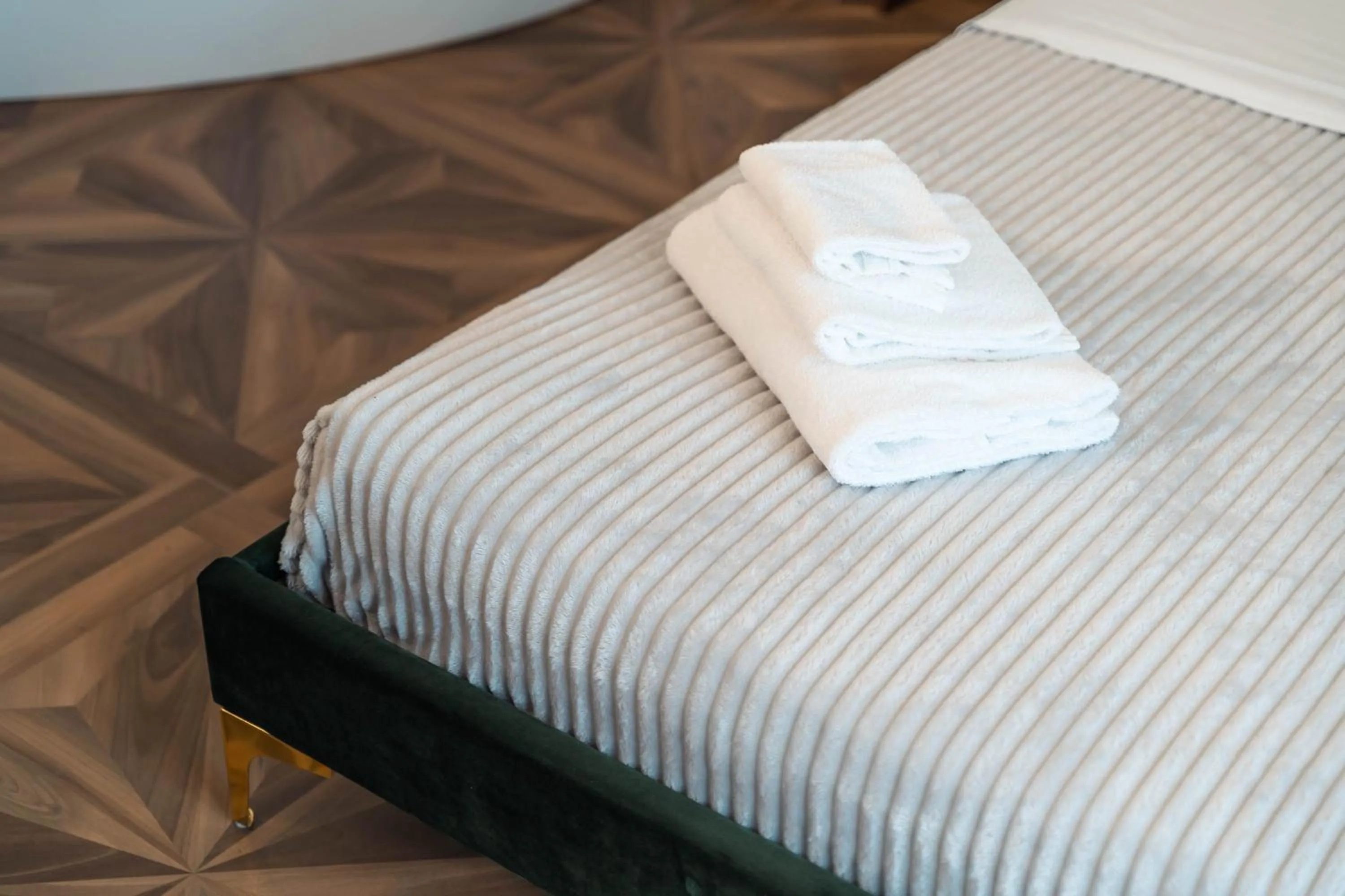 towels, Bed in Kairos Hotel