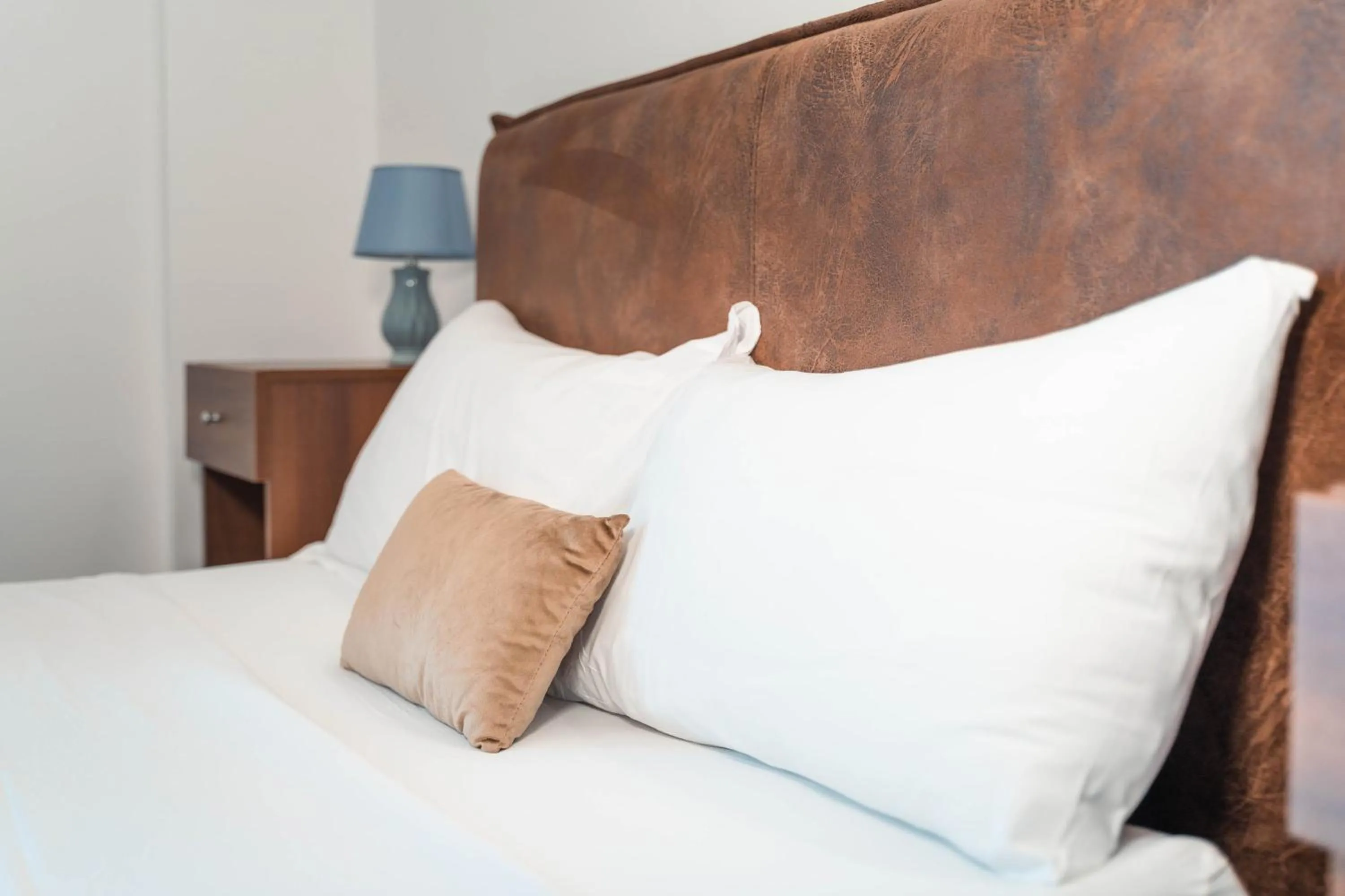 Decorative detail, Bed in Kairos Hotel