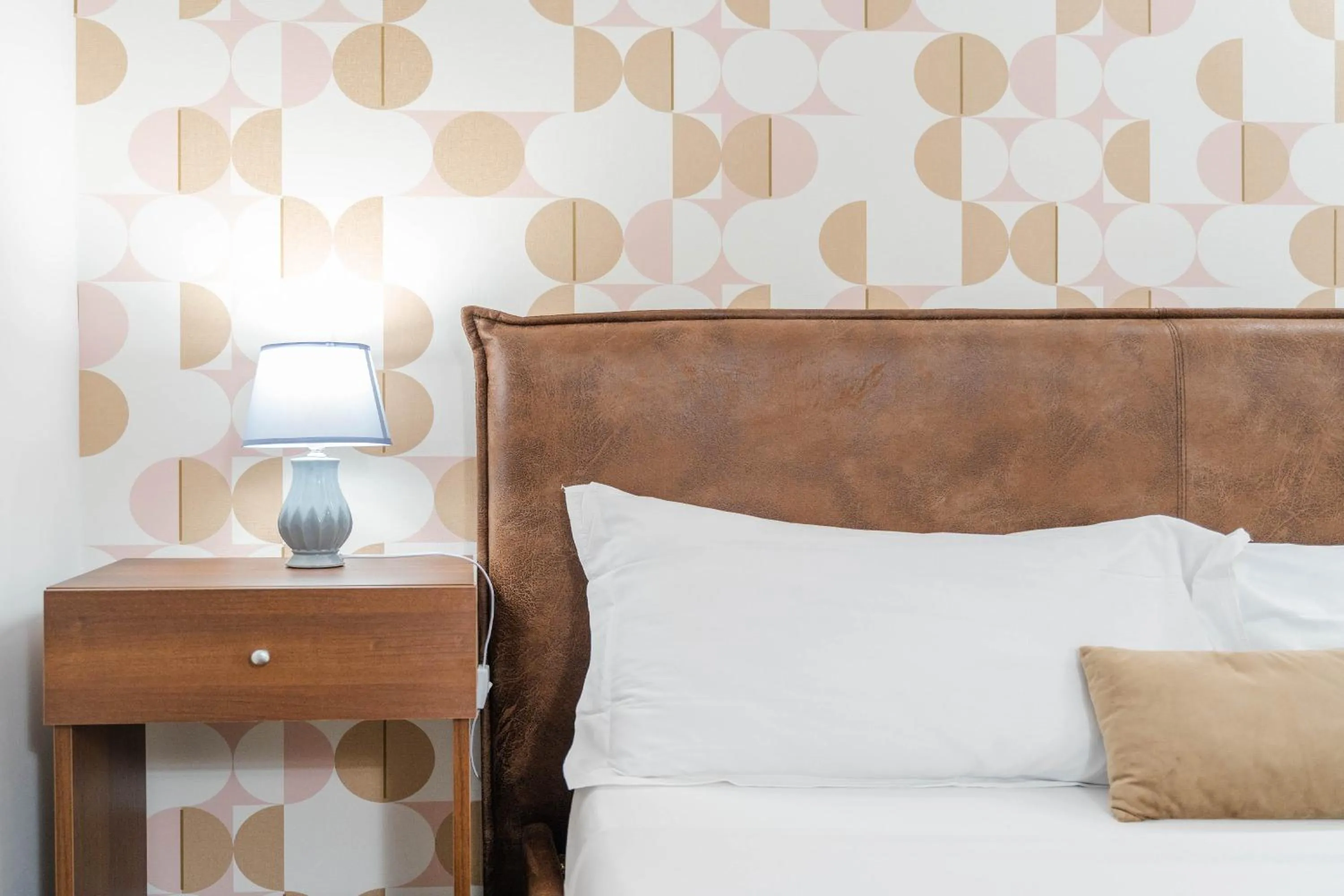 Decorative detail, Bed in Kairos Hotel