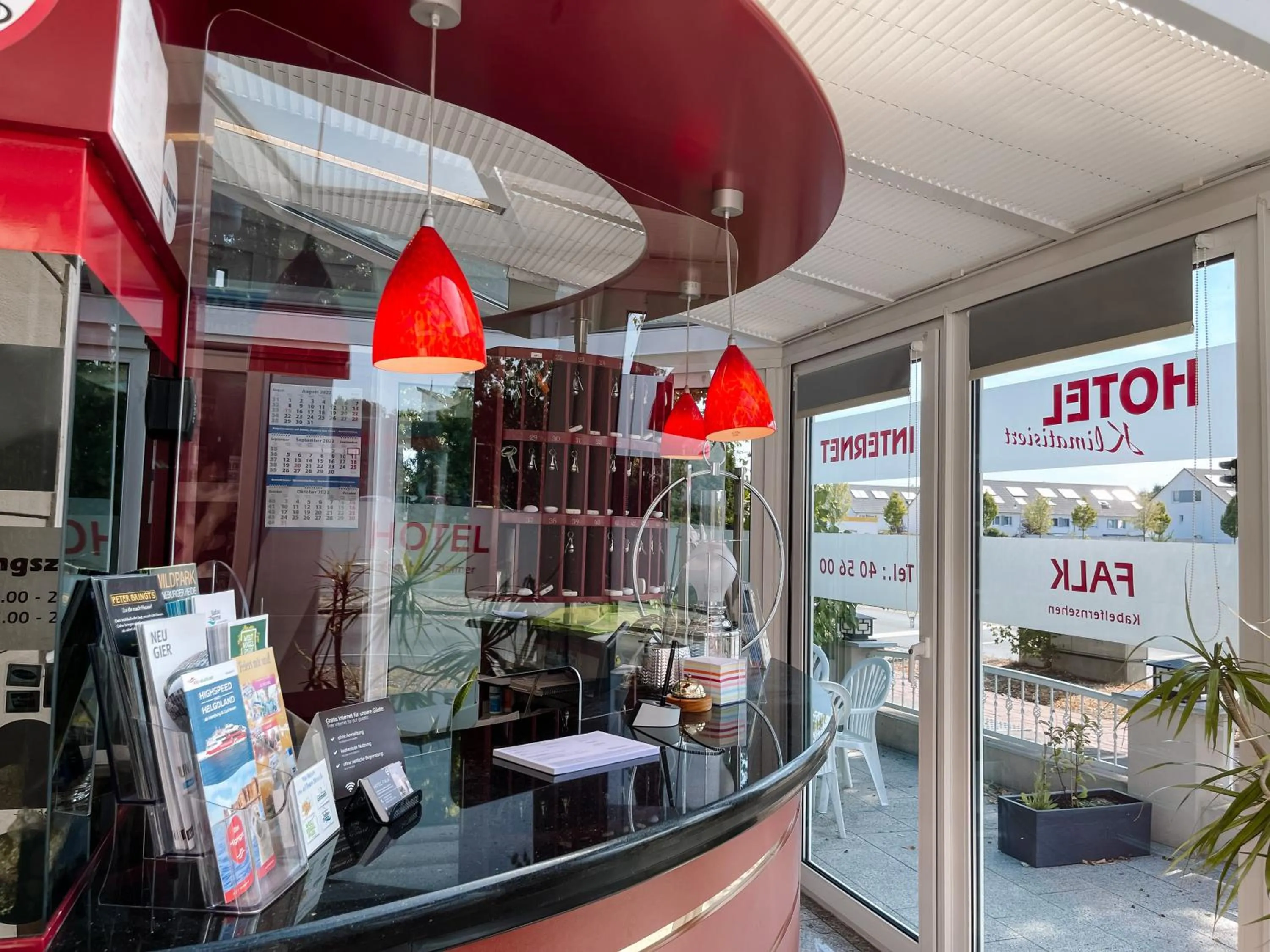 Lobby or reception in Hotel Falk
