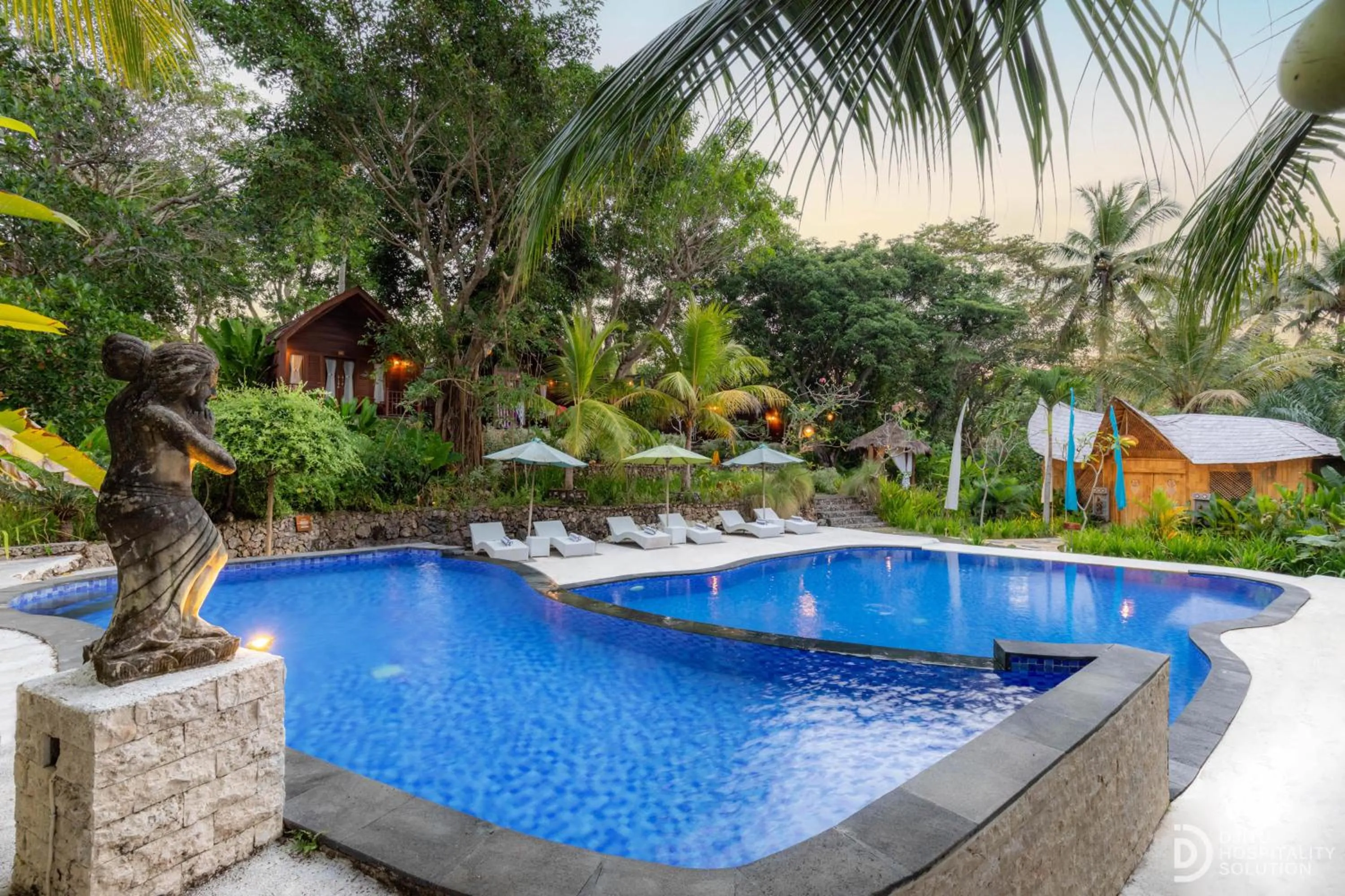 Garden view in Bila Penida Resort & Farm