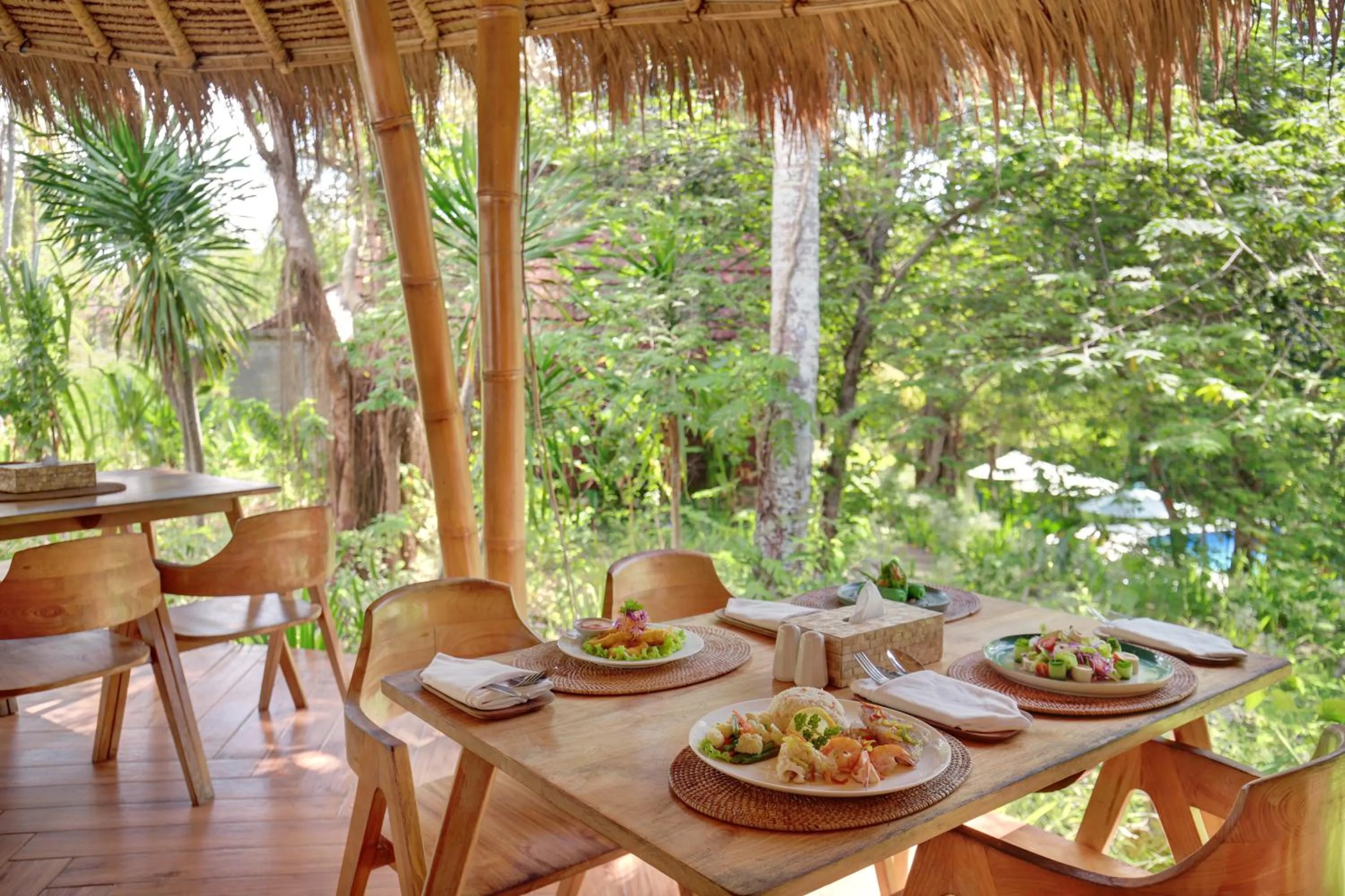 Patio in Bila Penida Resort & Farm