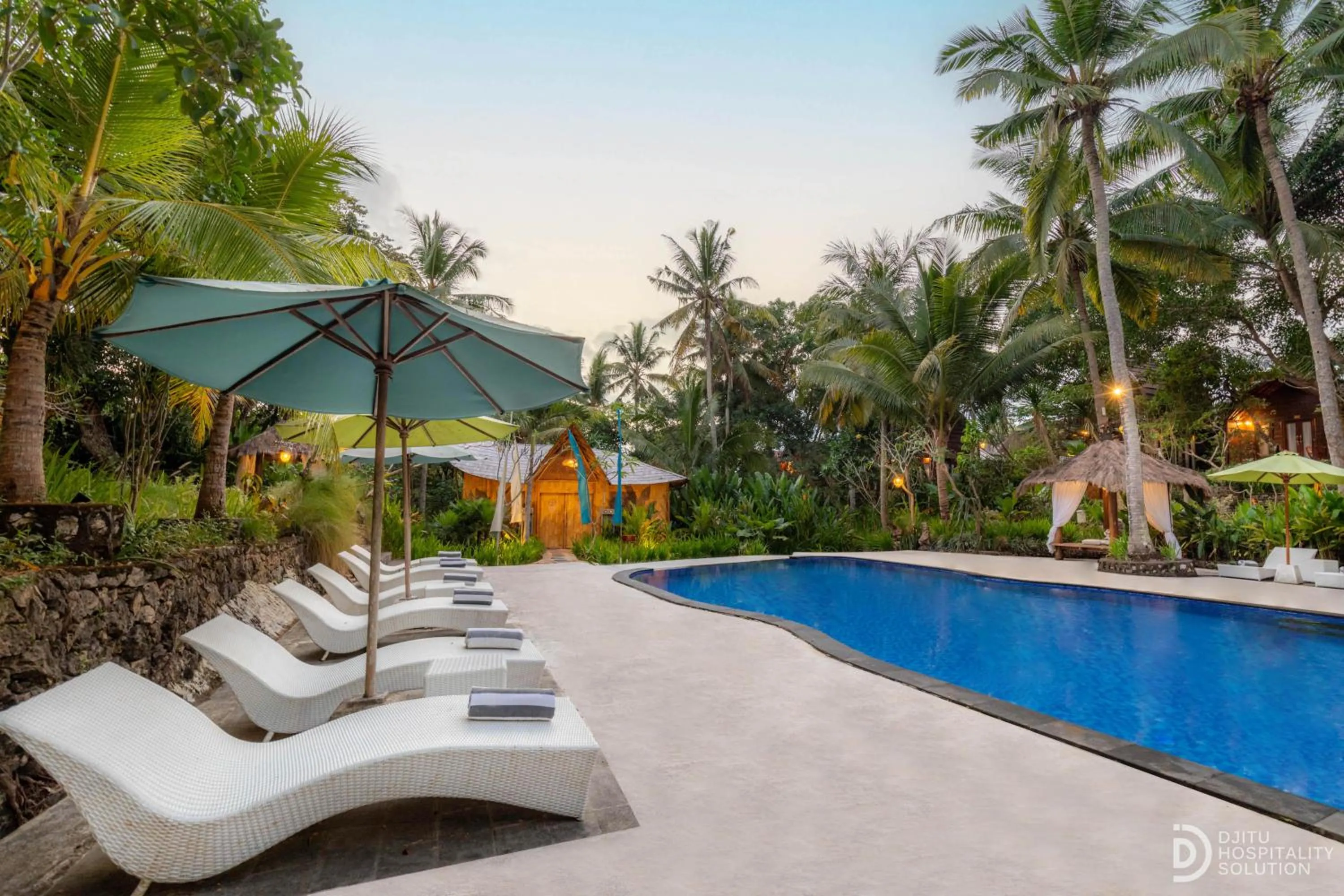 Swimming pool in Bila Penida Resort & Farm