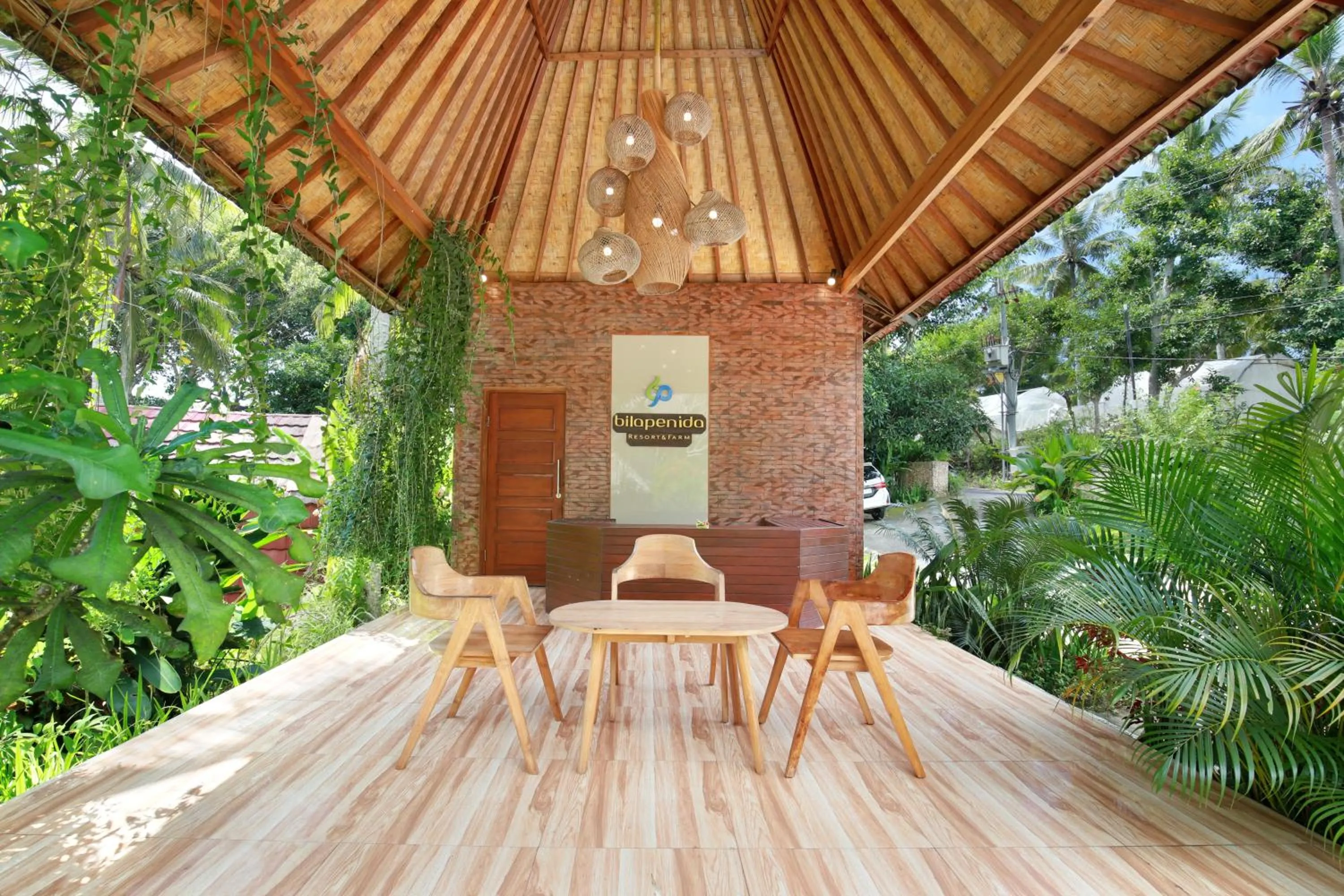 Patio in Bila Penida Resort & Farm