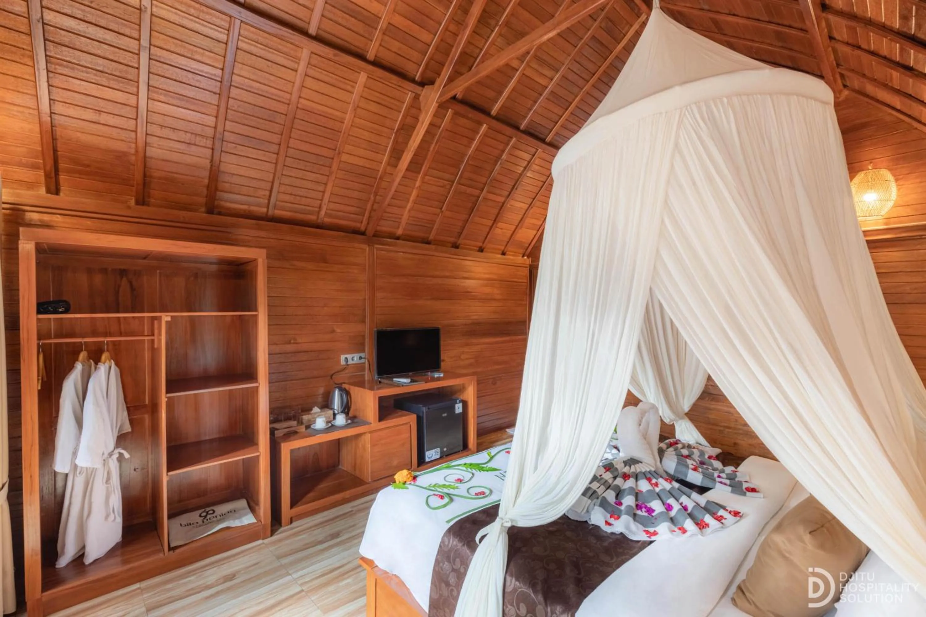 Bed in Bila Penida Resort & Farm