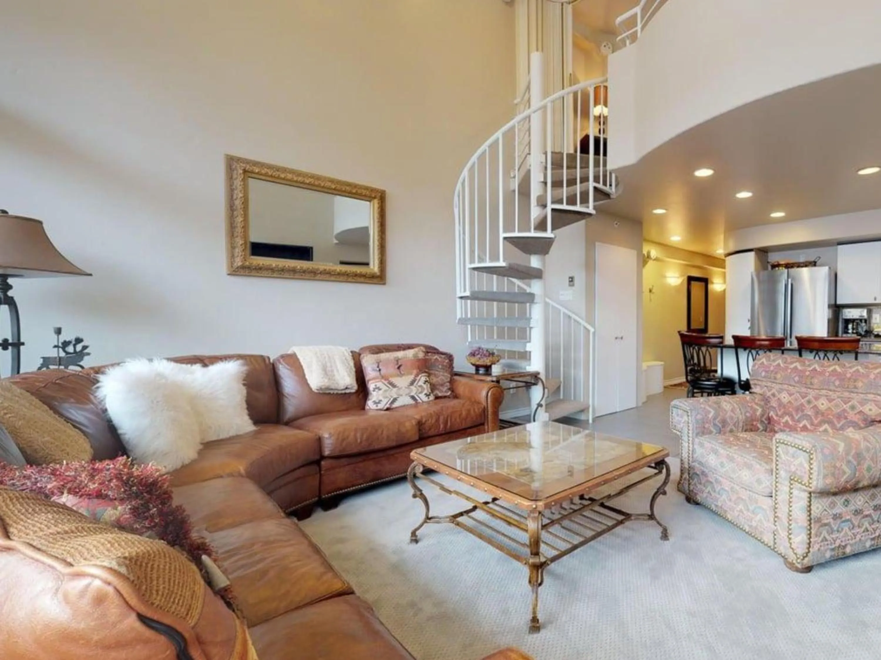 Living room in Montaneros in Vail