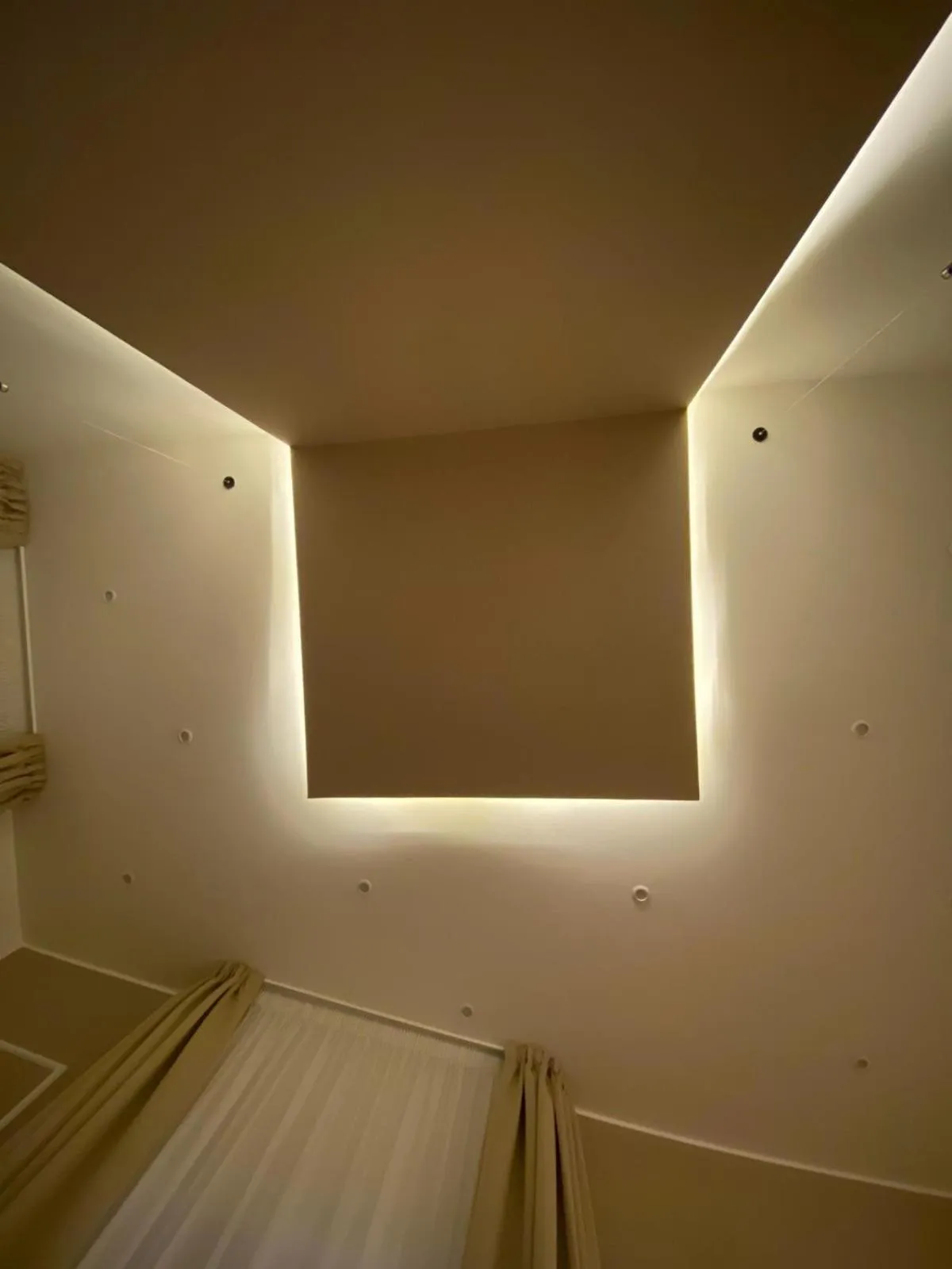 Decorative detail, Bed in Salotto Toledo