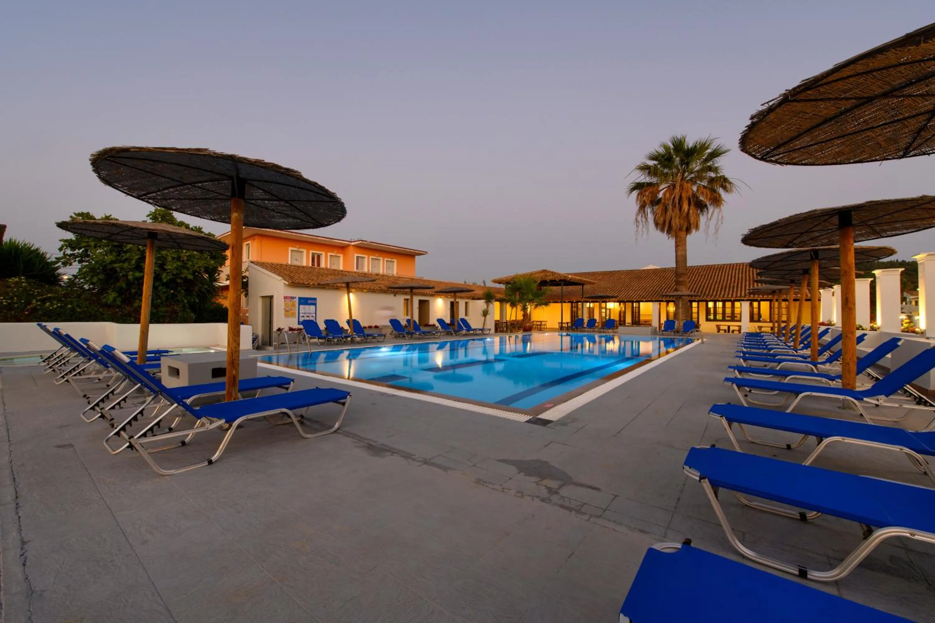 Pool view in Corfu SunGate Hotel