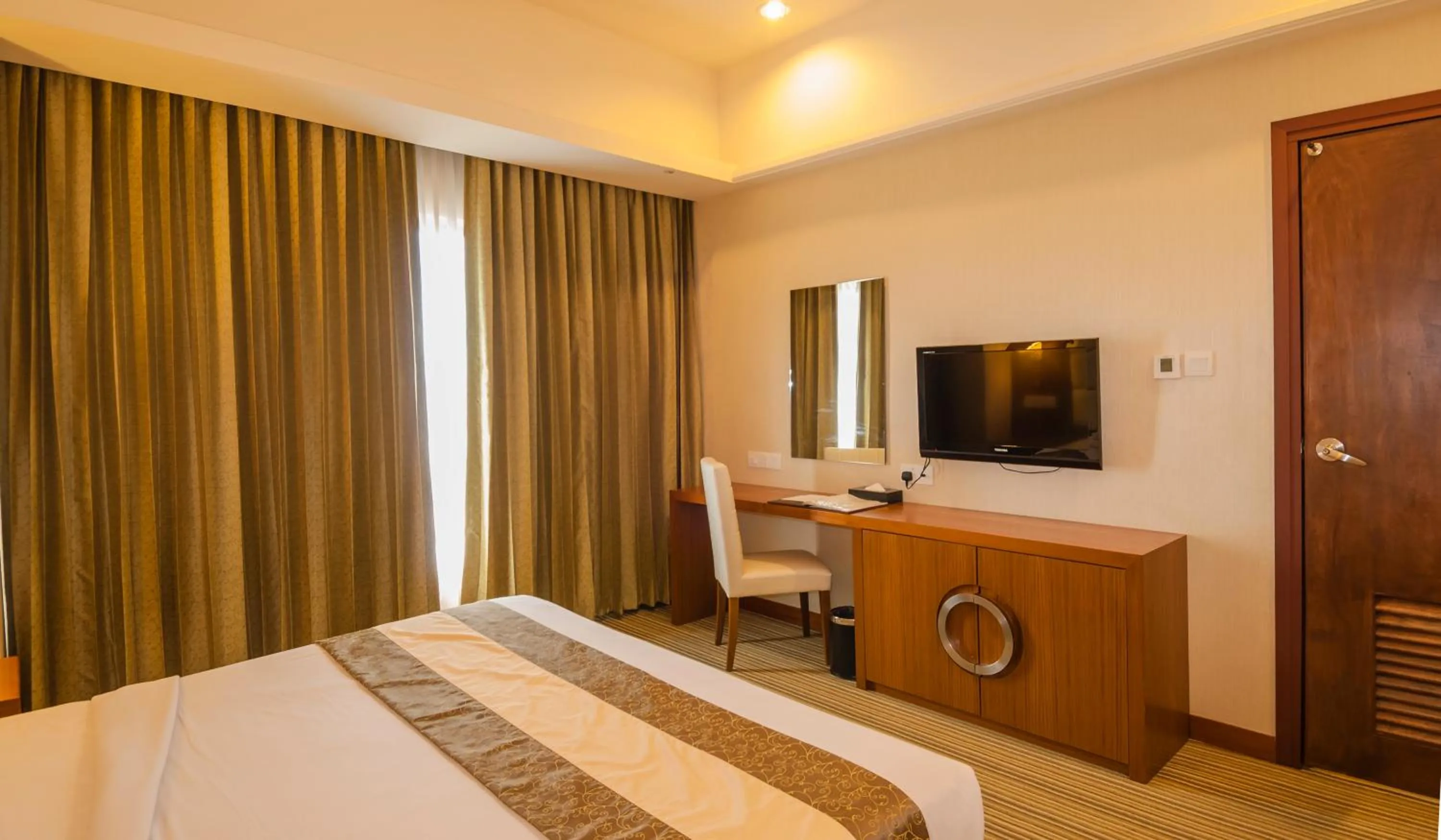 Bed in Pearl View Hotel Prai, Penang