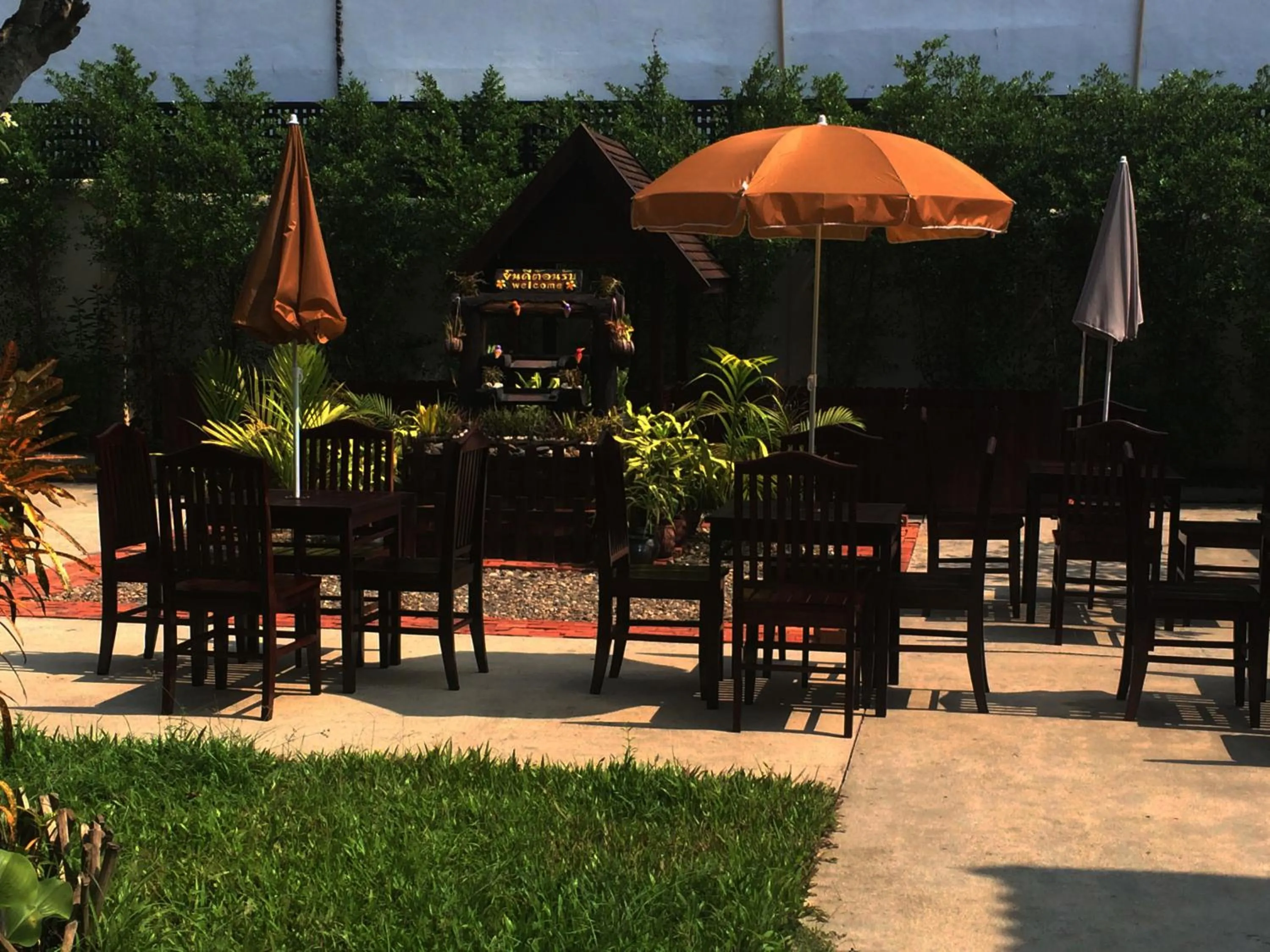 Garden in Luang Prabang Legend Hotel