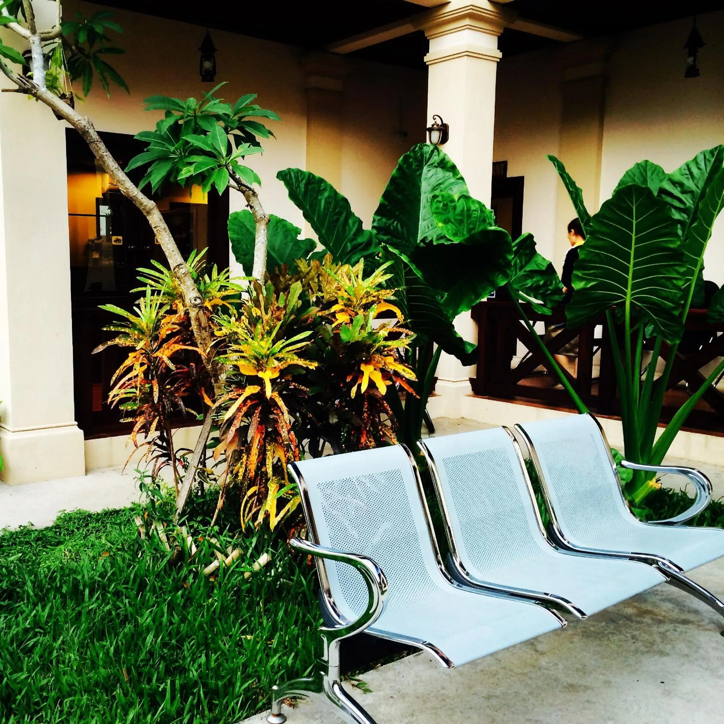 Garden in Luang Prabang Legend Hotel