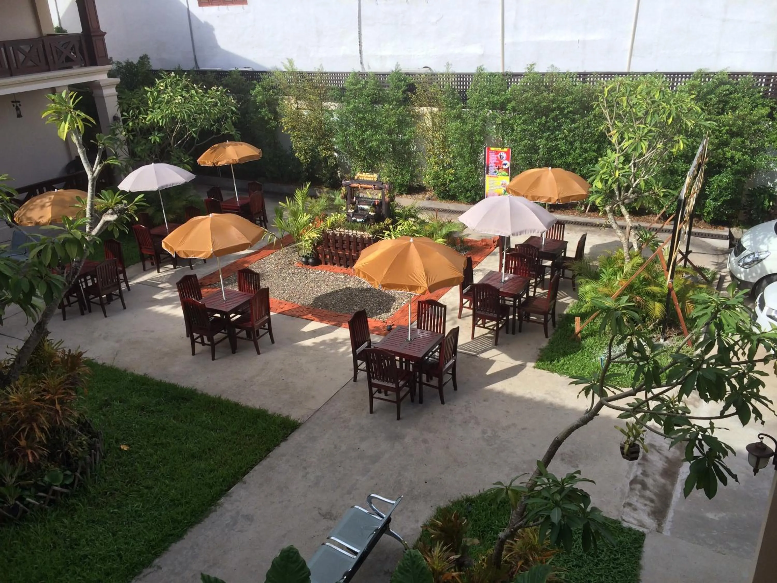 Garden in Luang Prabang Legend Hotel