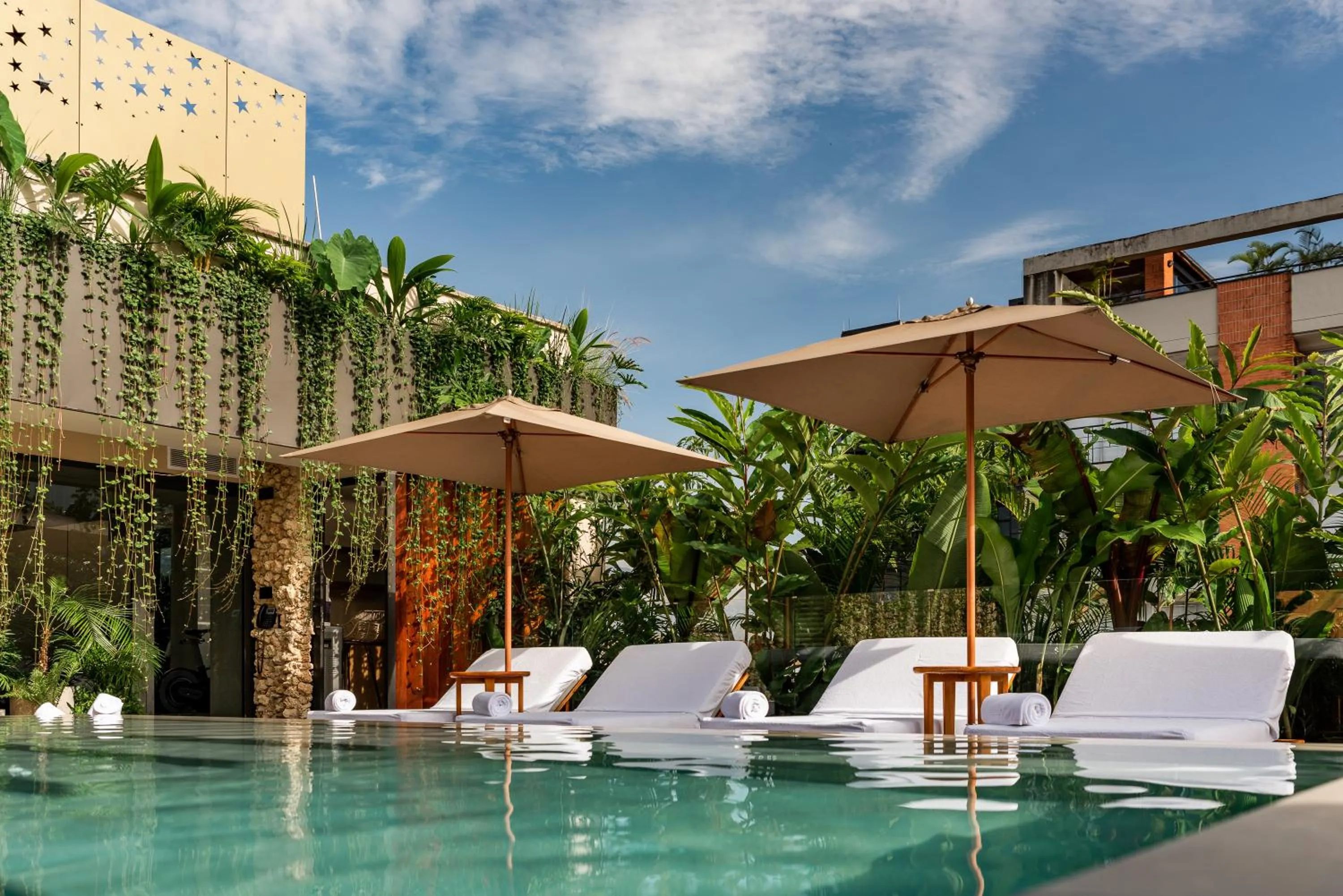 Swimming pool in Elcielo Hotel Luxury Medellin