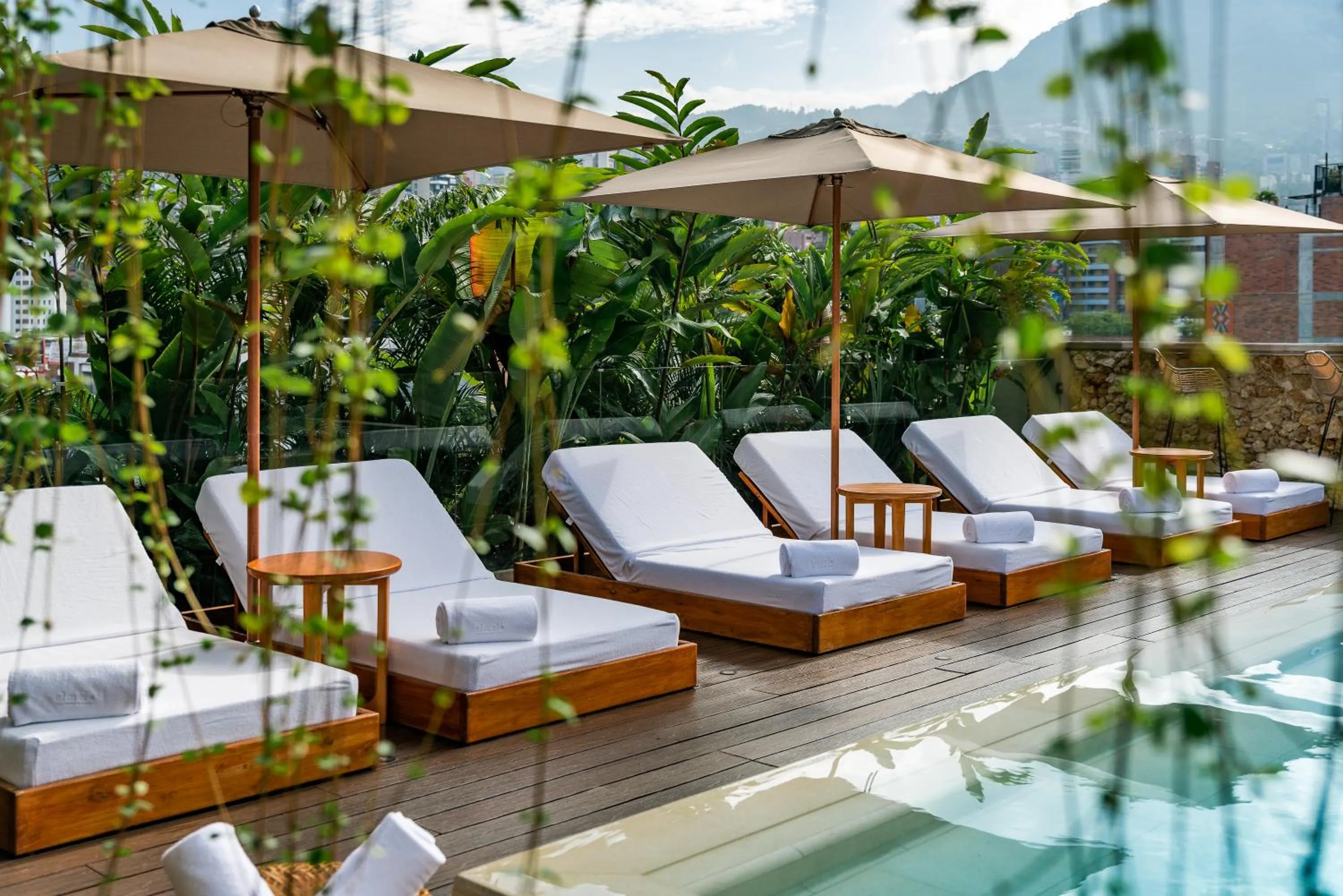 Swimming pool in Elcielo Hotel Luxury Medellin