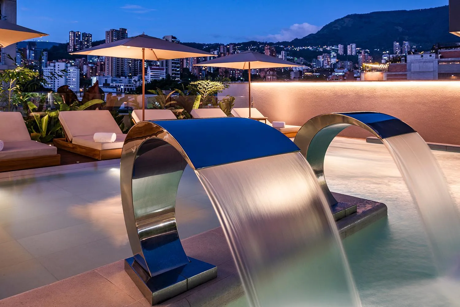 Swimming pool in Elcielo Hotel Luxury Medellin