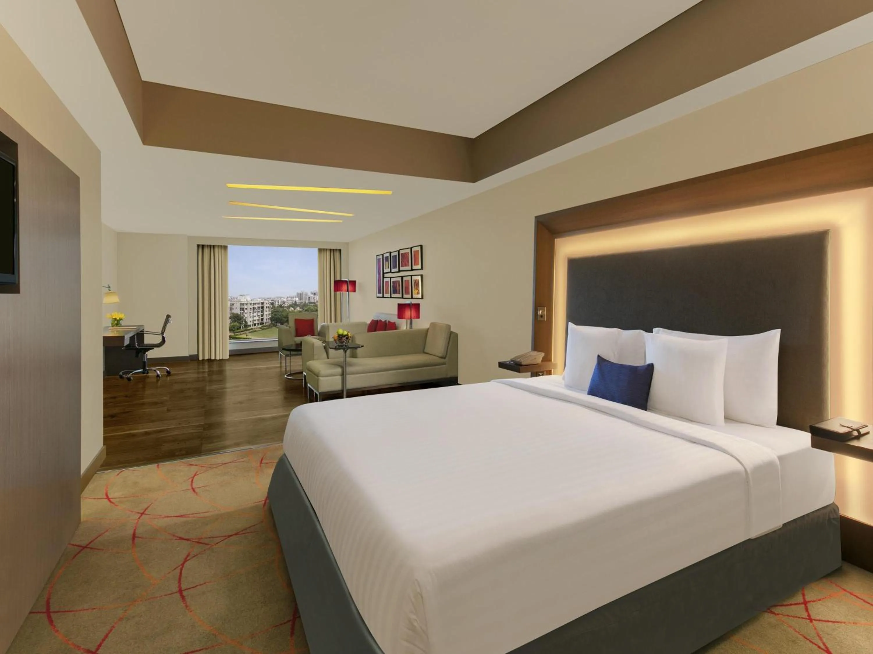 Bedroom, Bed in Novotel Ahmedabad