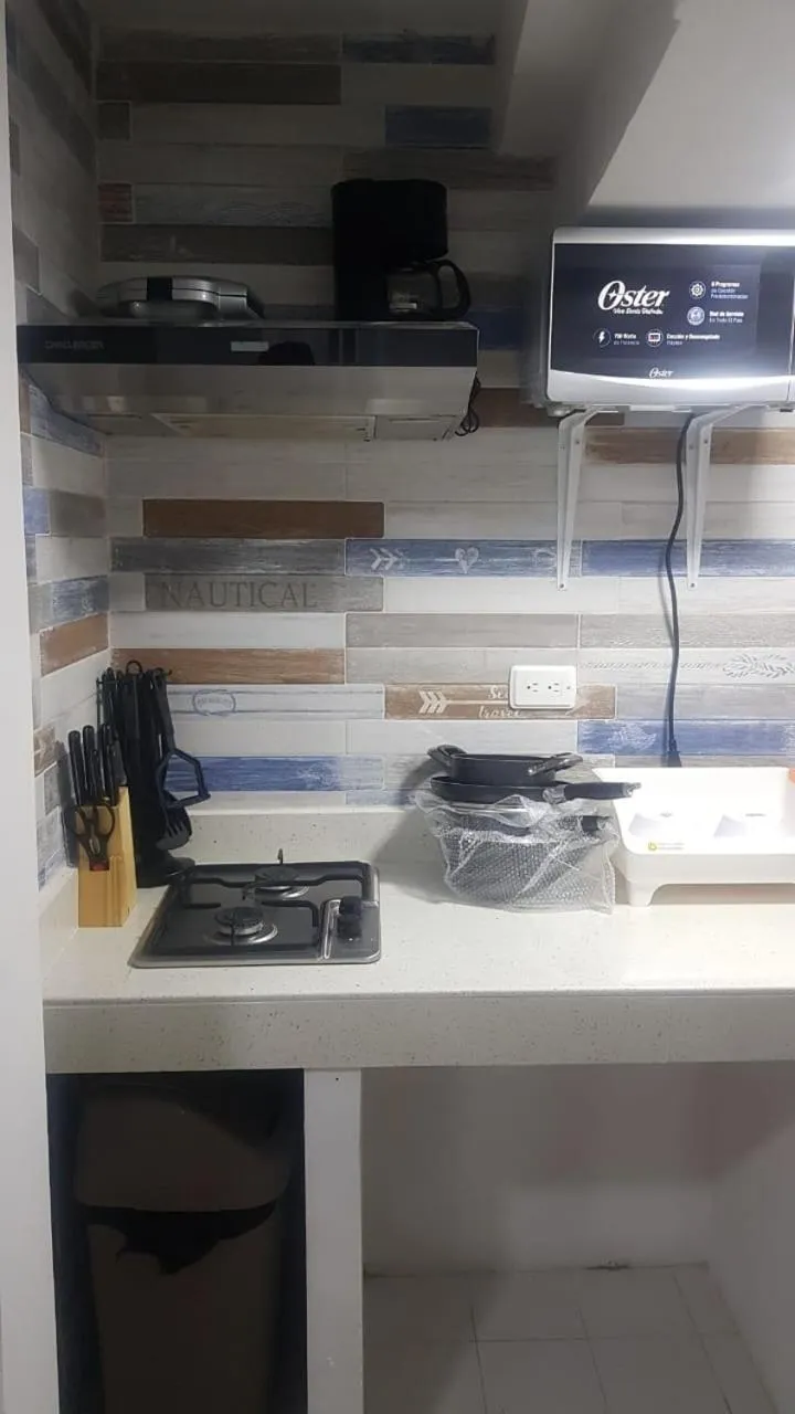 stove in Alojamiento Santa Julia