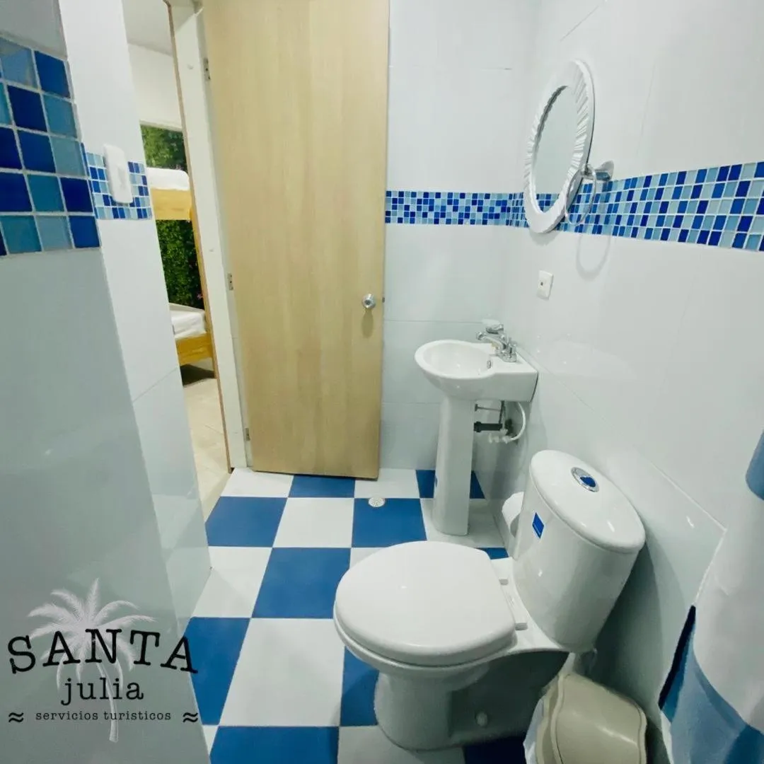 Bathroom in Alojamiento Santa Julia
