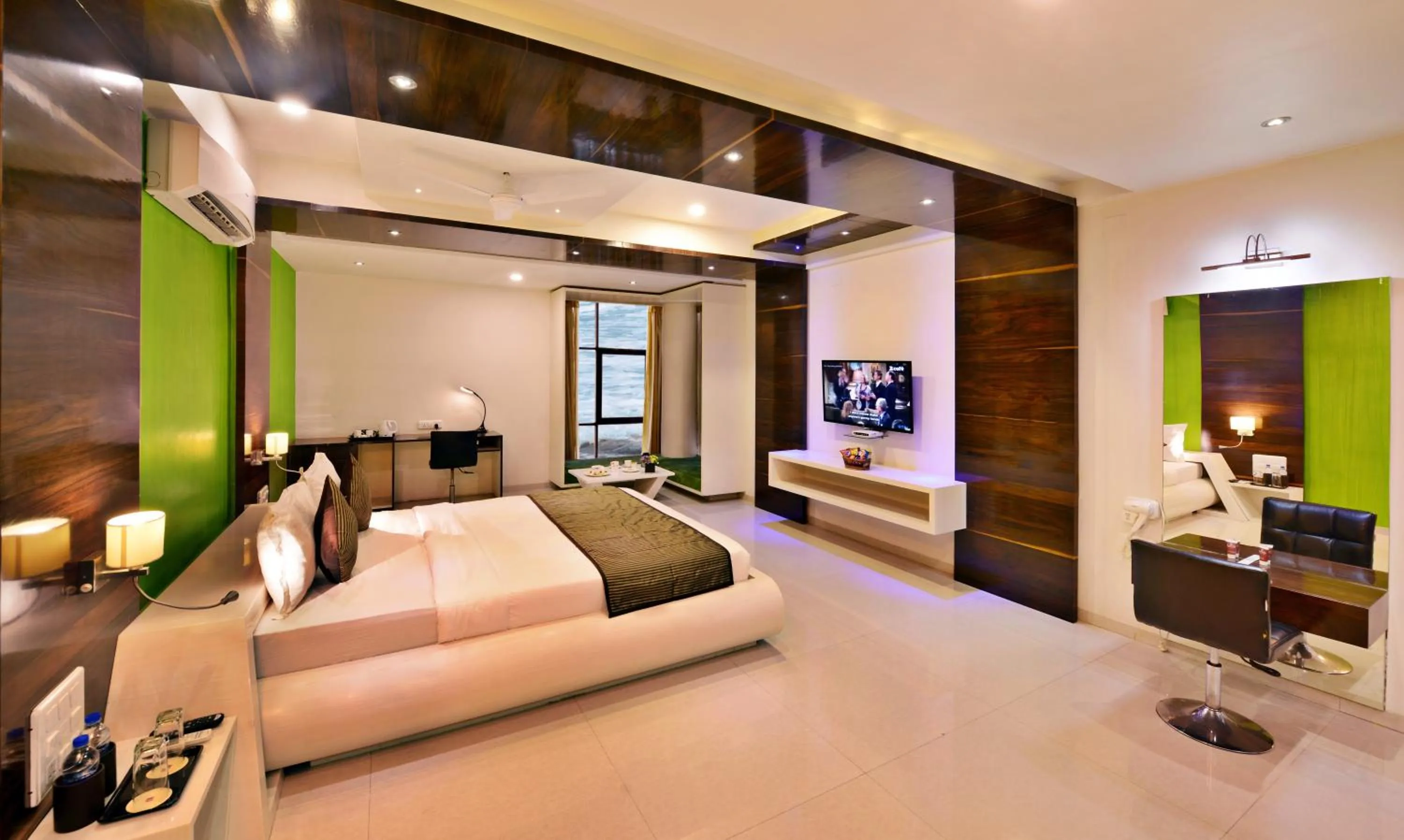 Bedroom, Bed in Lords Inn Porbandar