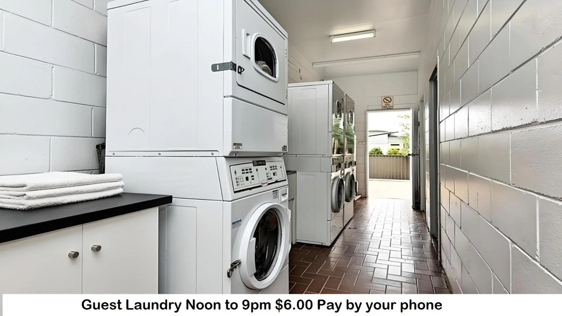 laundry in Aaron Motel