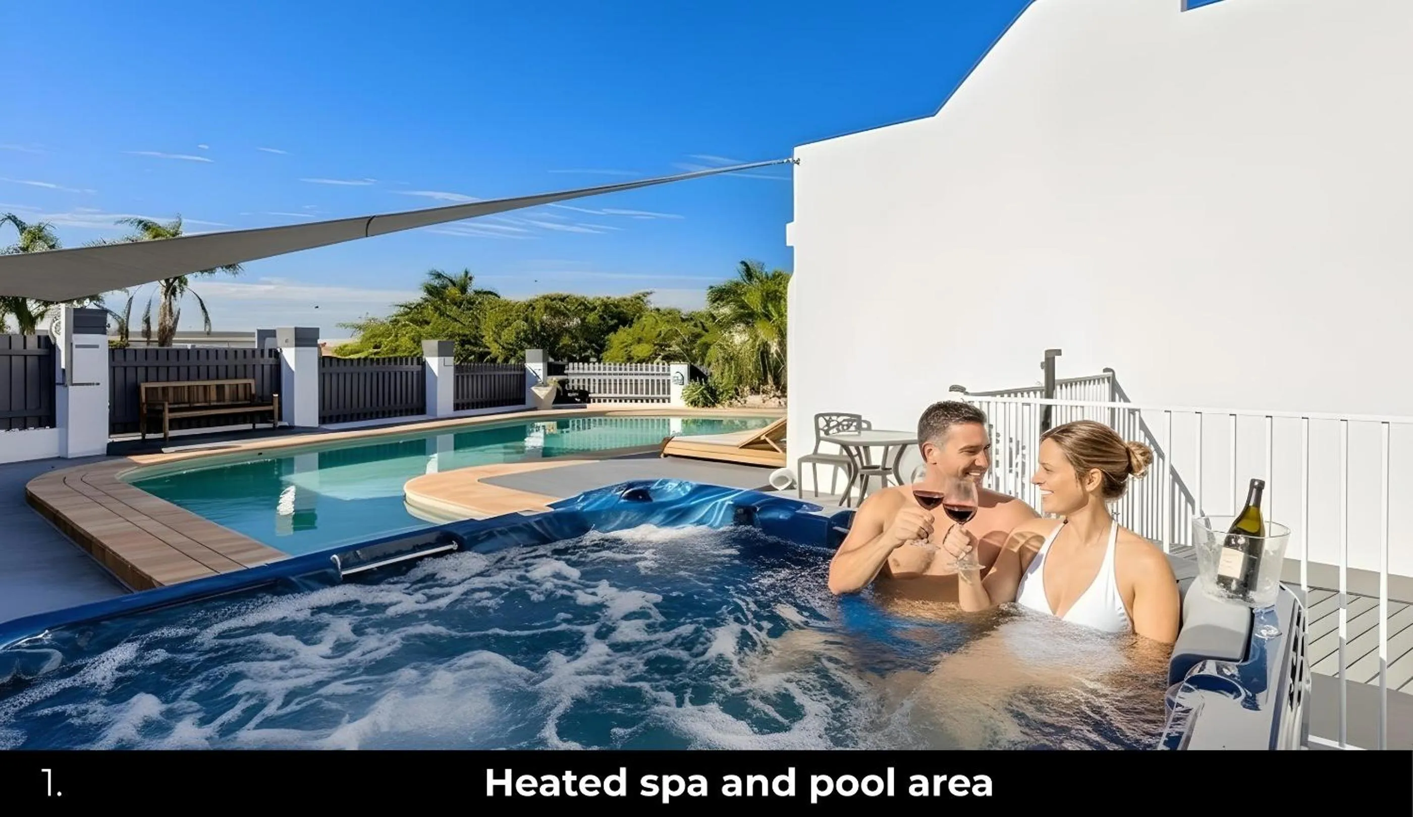 Hot Tub in Aaron Motel