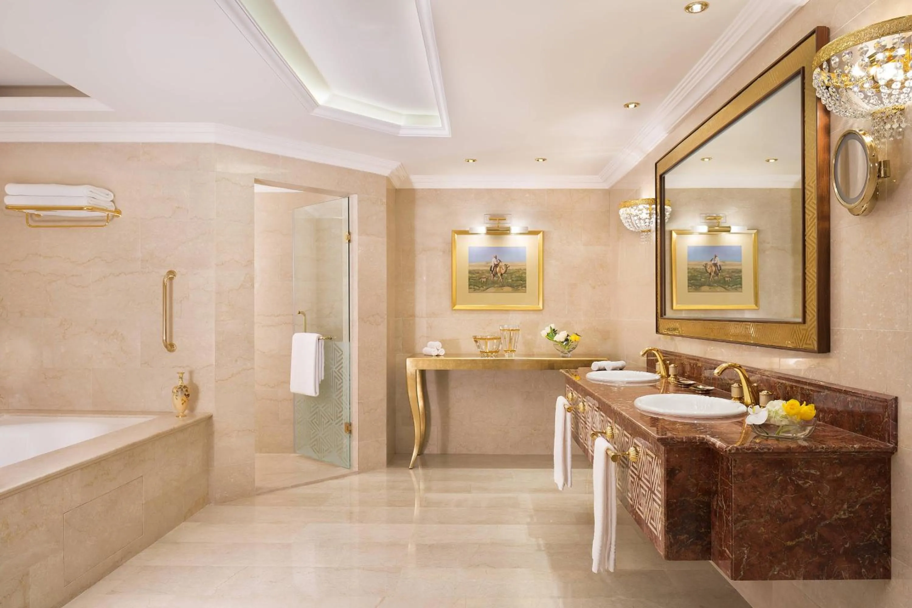Bathroom in Sheraton Grand Doha Resort & Convention Hotel