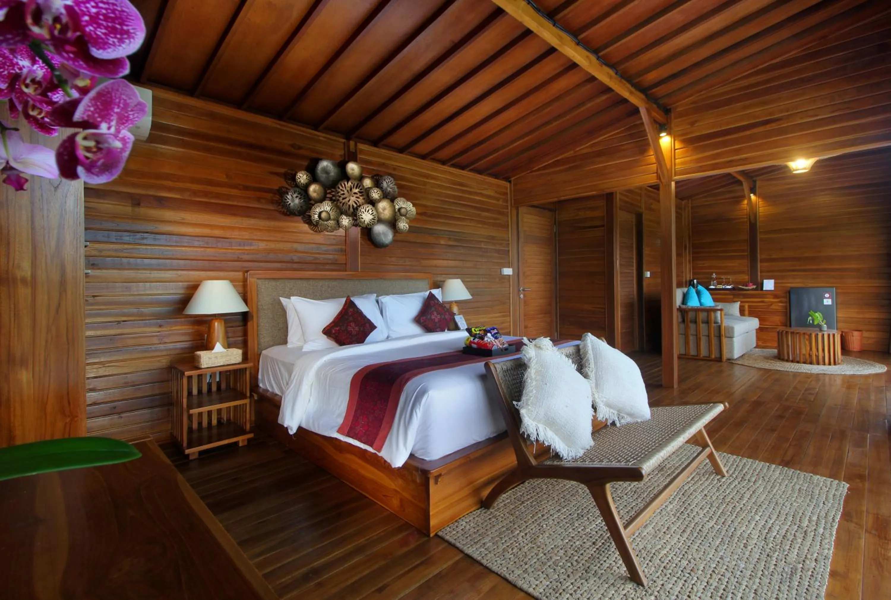 Bed in Patal Kikian Villa