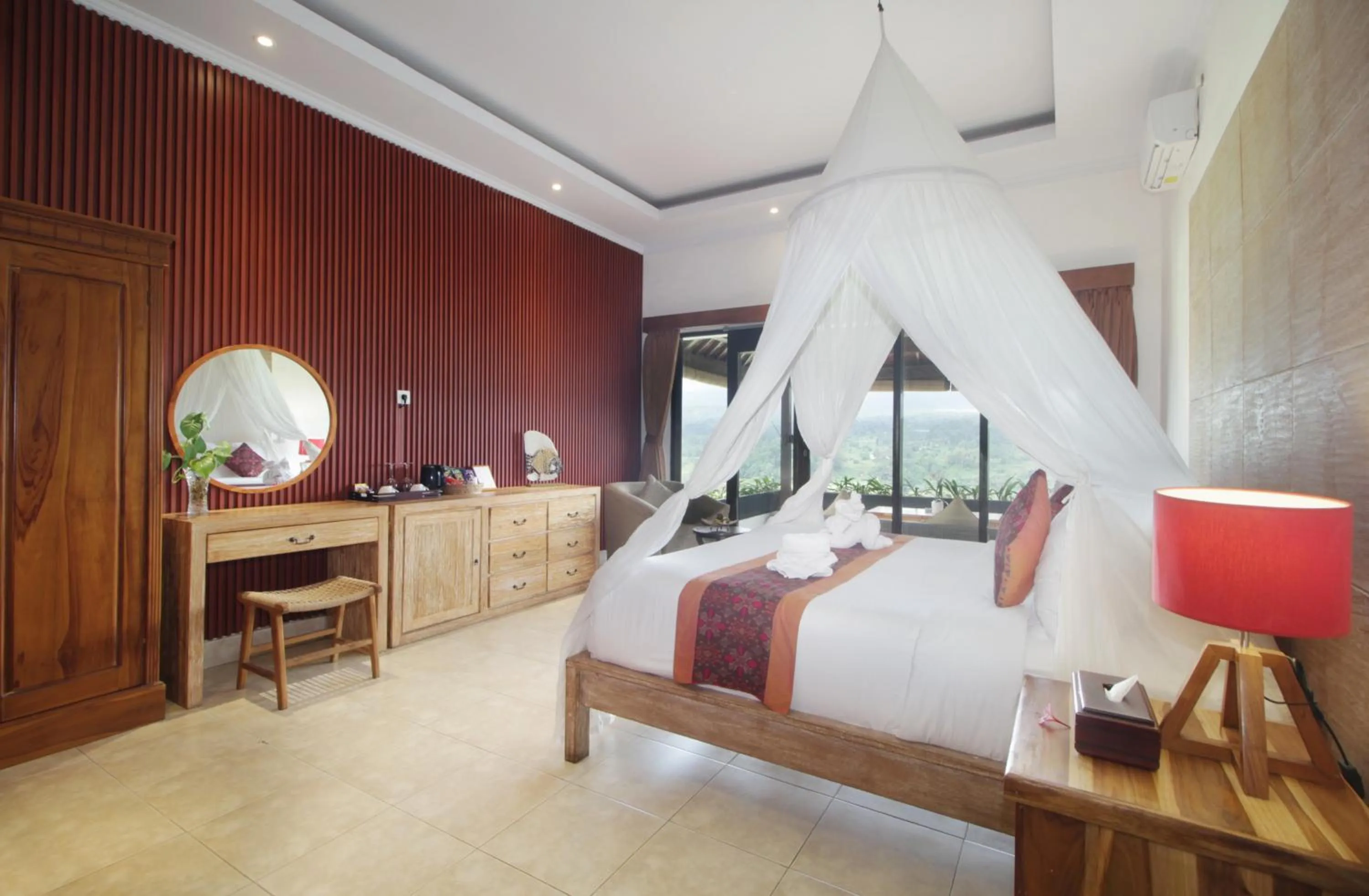 Bed in Patal Kikian Villa