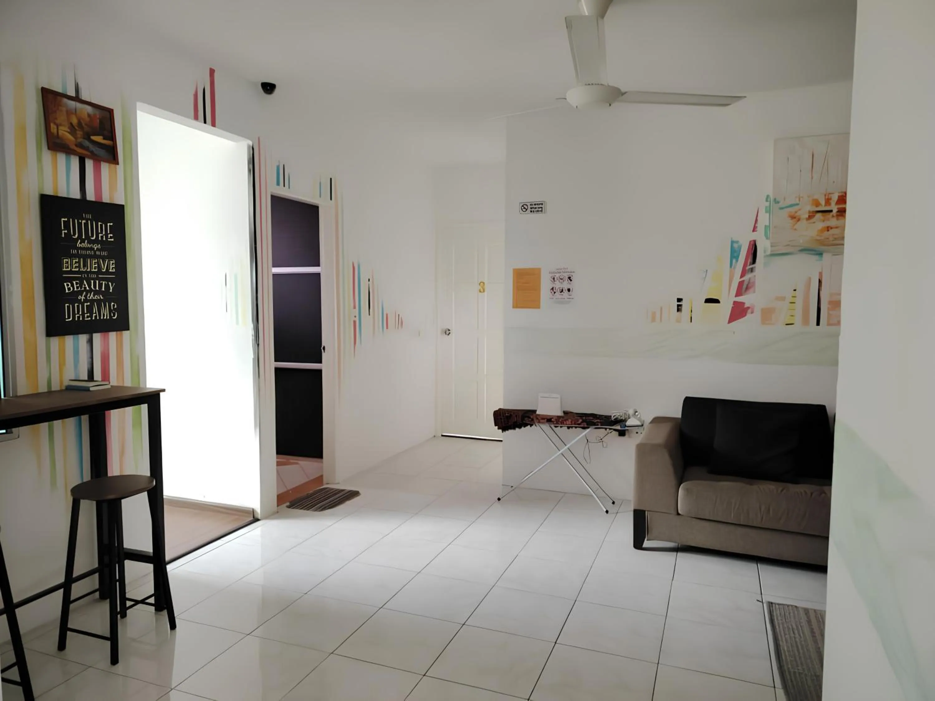 Seating area in Natol Homestay - Kuching Home Penthouse Airport Road
