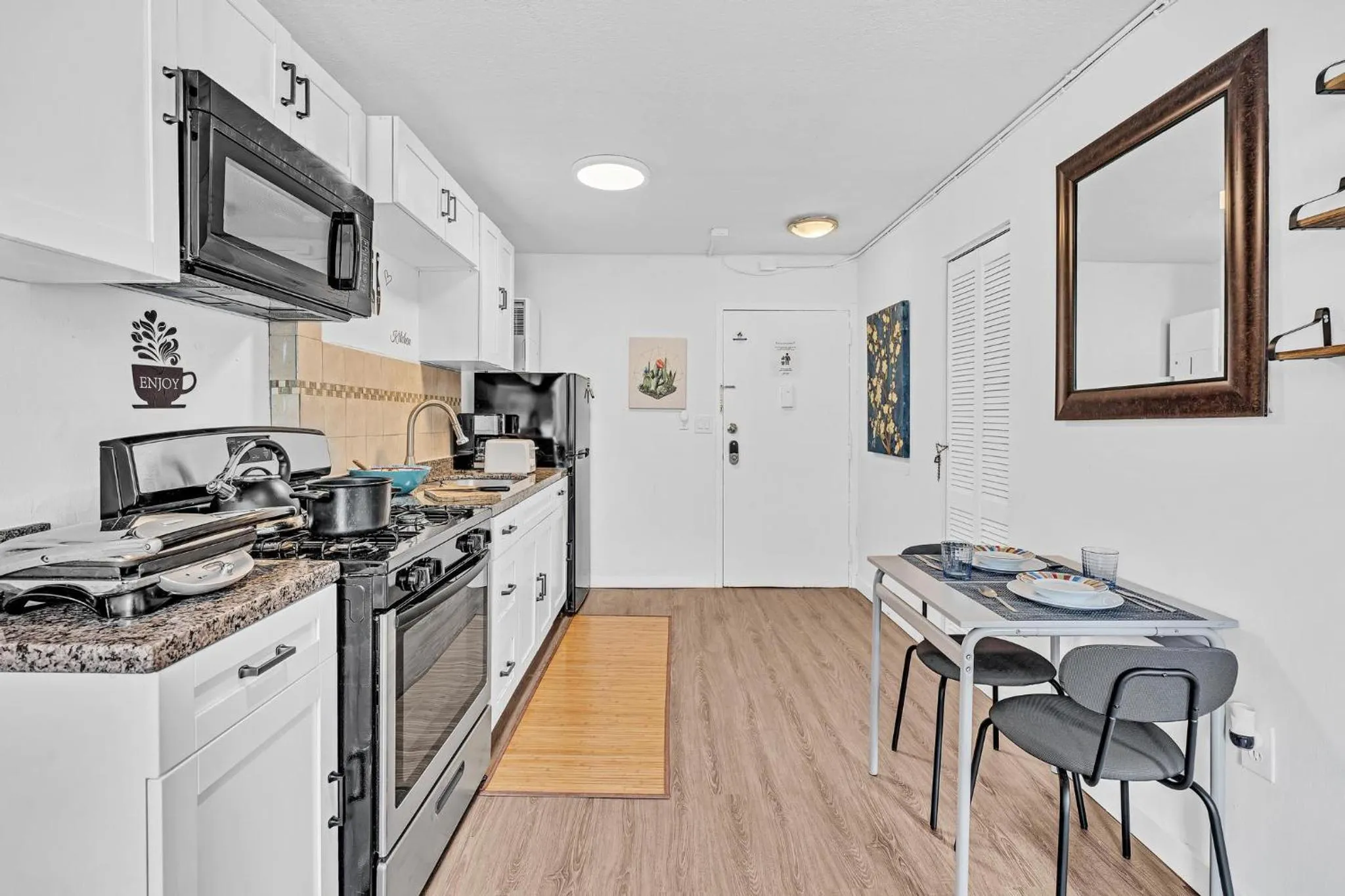 Kitchen or kitchenette in 1 bedroom in the BEST location in South Beach !