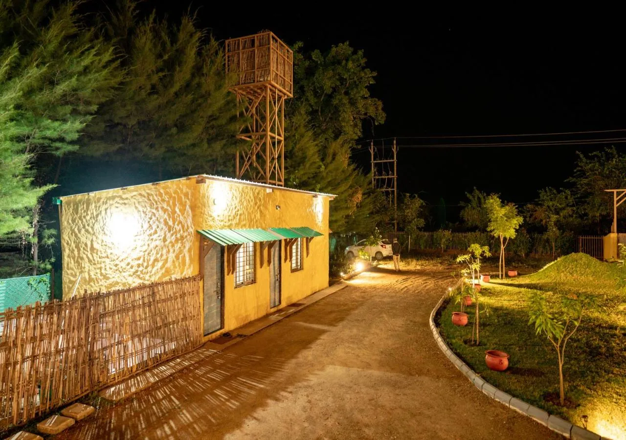 Lobby or reception in The Satpura Panchtatva Villa